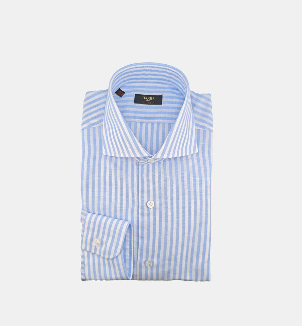 Camicia Barba uomo K1U13 0154033 celeste K1U13 0154033 1 BARBA
