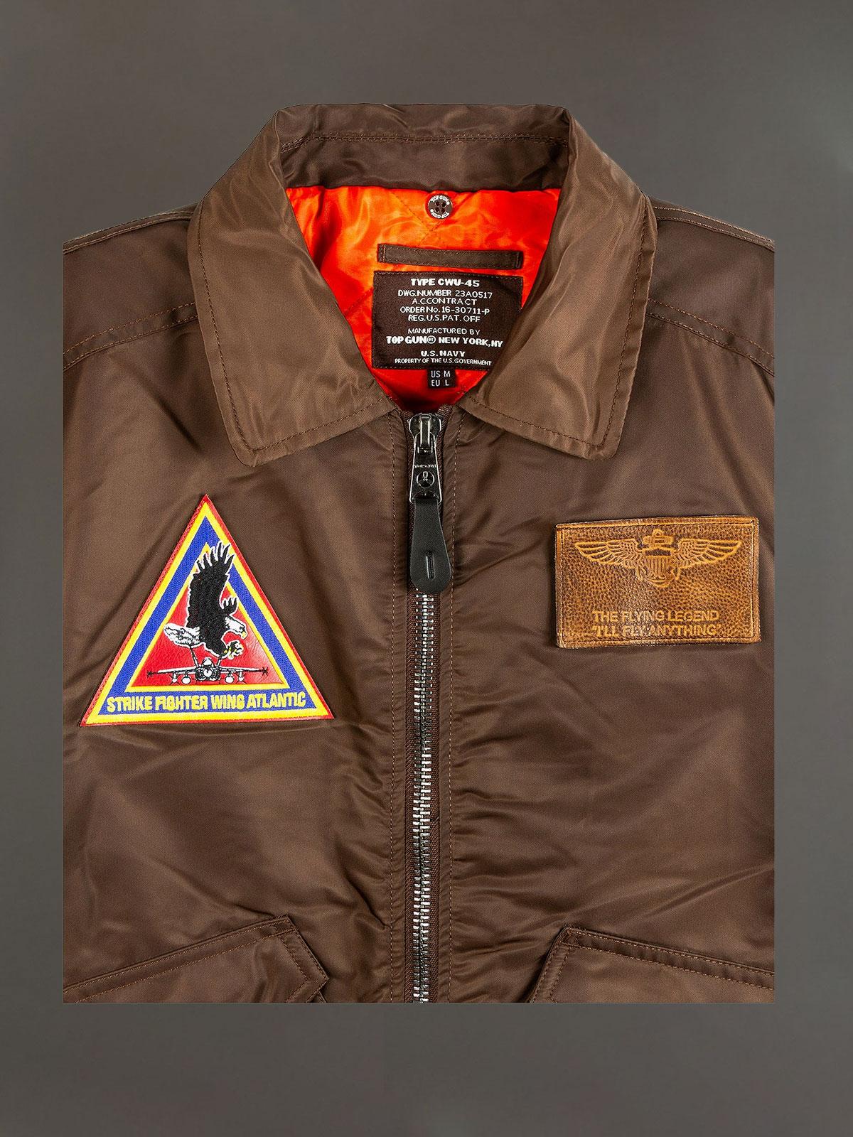 Giubbino TOP GUN uomo TGJ2433 Marrone TGJ2433 005 BROWN TOP GUN