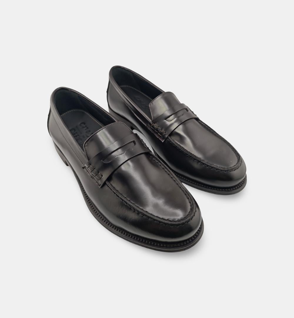 Mocassini Crisci uomo 4072 testa di moro 4072 PENNY M CRISCI
