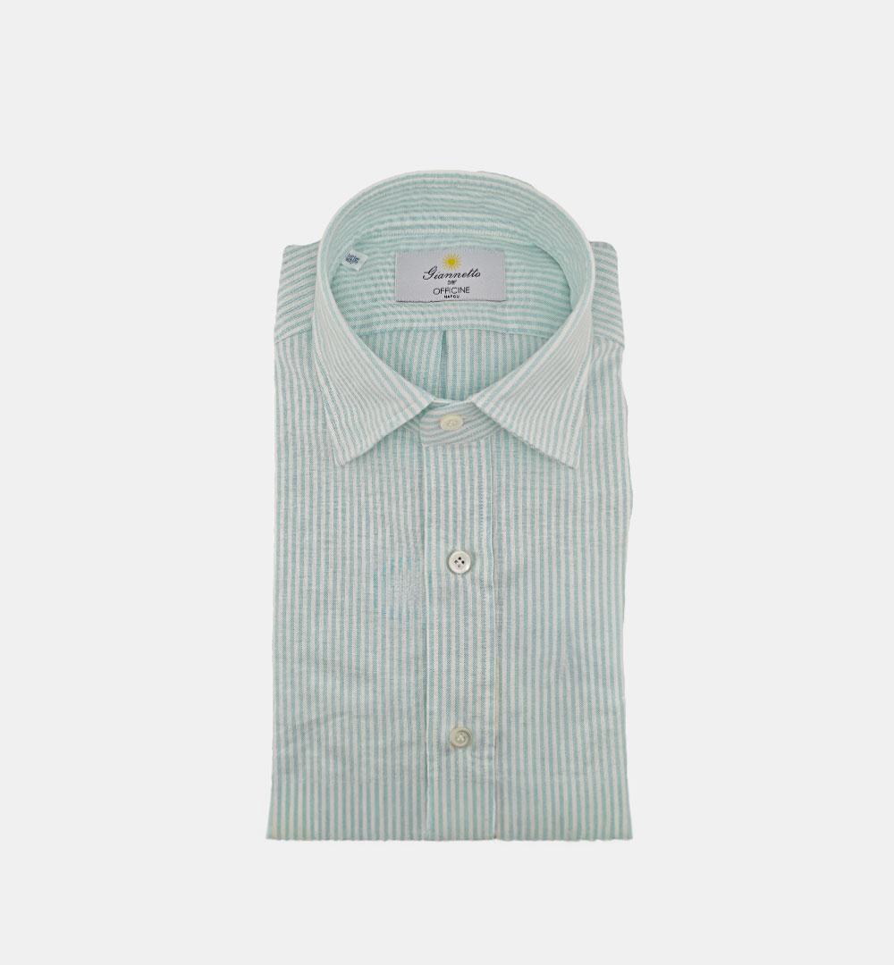Camicia Sanfort uomo 61212 verde acqua CAMICIA 61212 2250 01 SANFORT