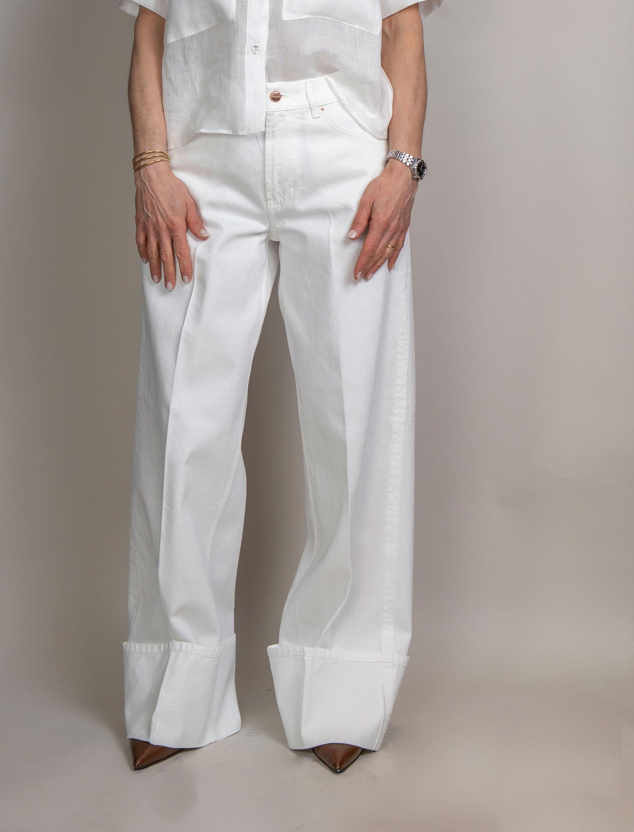 Jeans Don the fuller donna Niki bianco NIKI 5 TASCHE DON THE FULLER