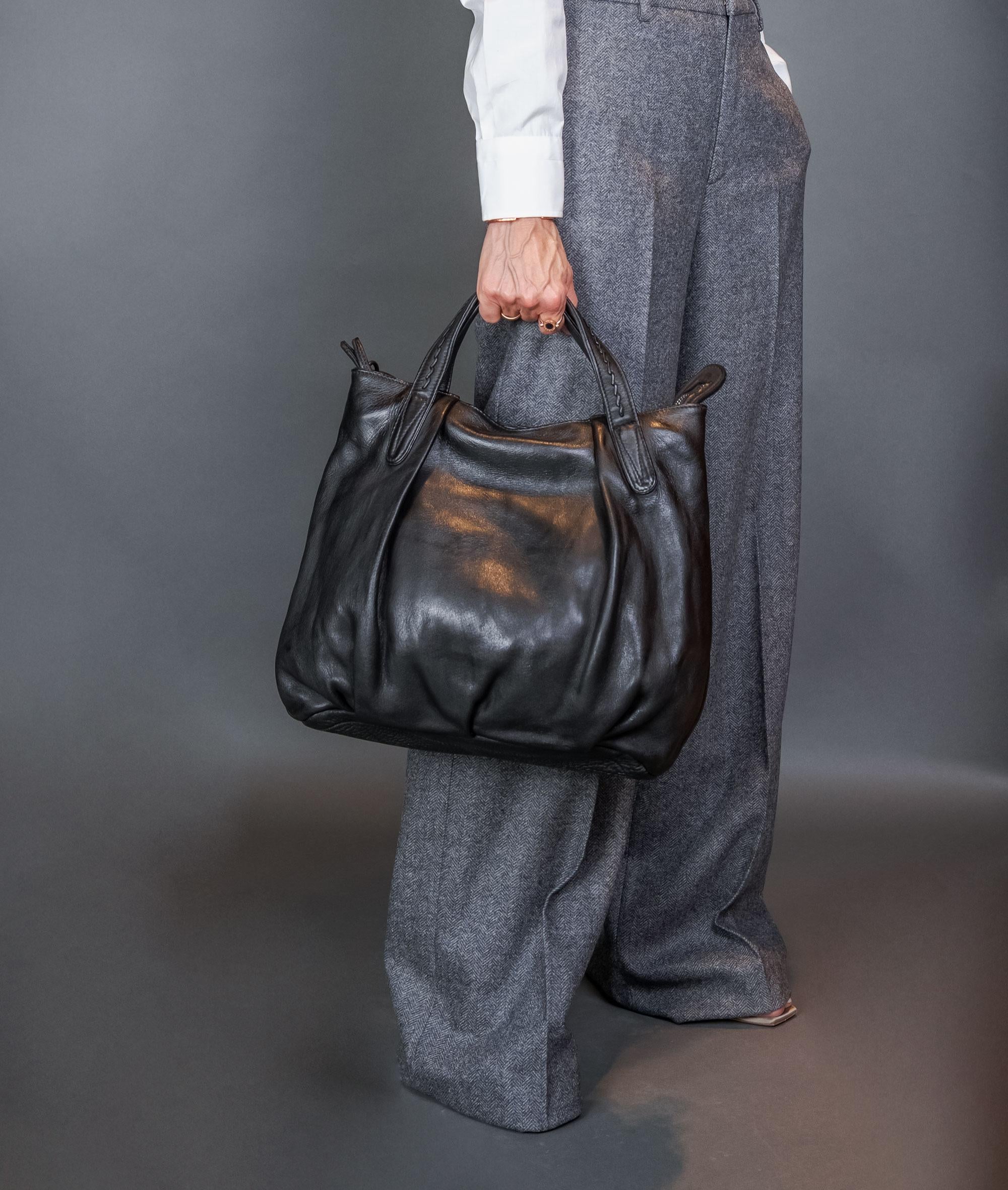 Borsa REPTILE'S HOUSE donna H855V73002 Nera H855V73002 CALF RUM REPTILE'S HOUSE