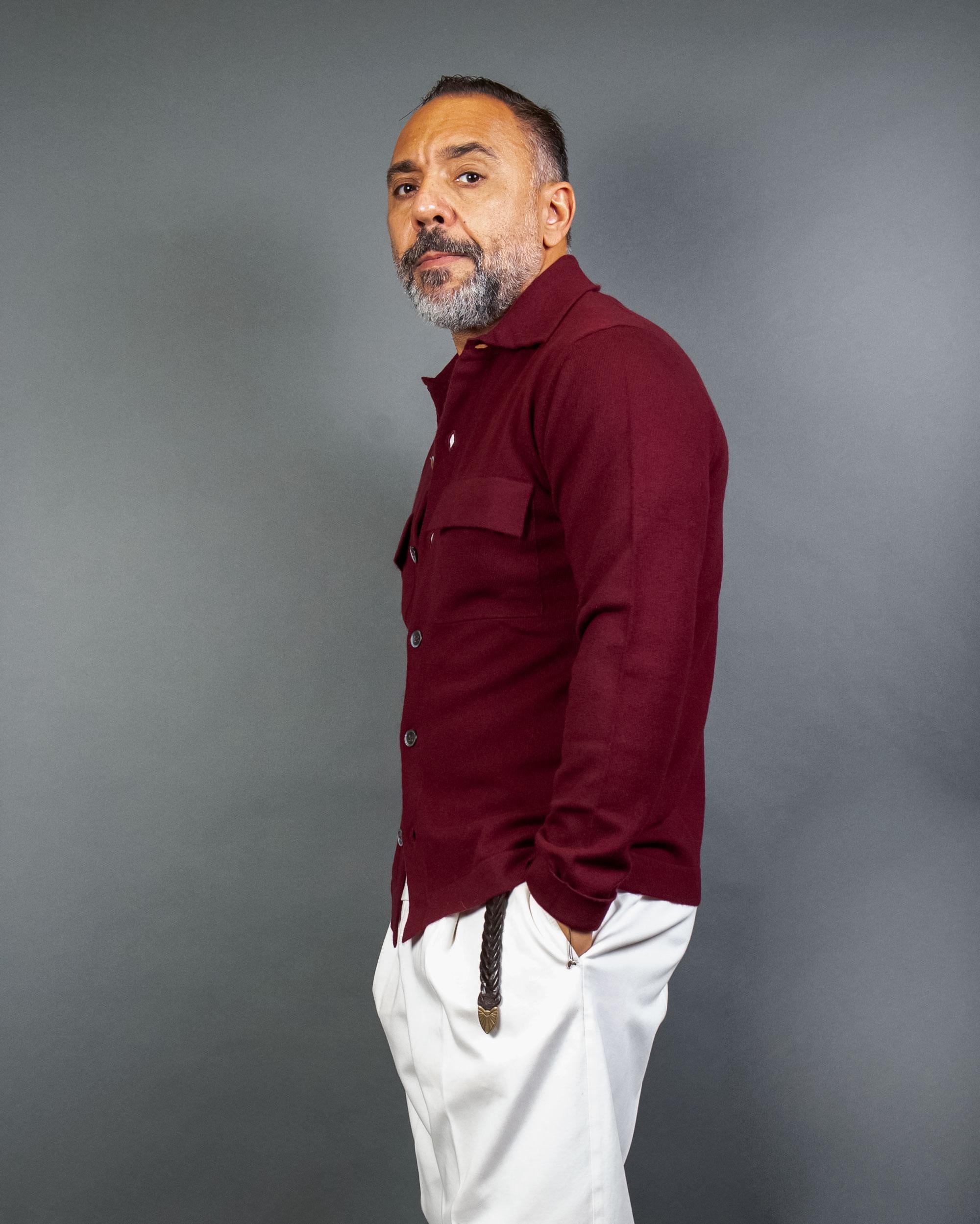 Cardigan Della Ciana uomo 18079 Bordeaux 18079 BORDEAUX Della Ciana