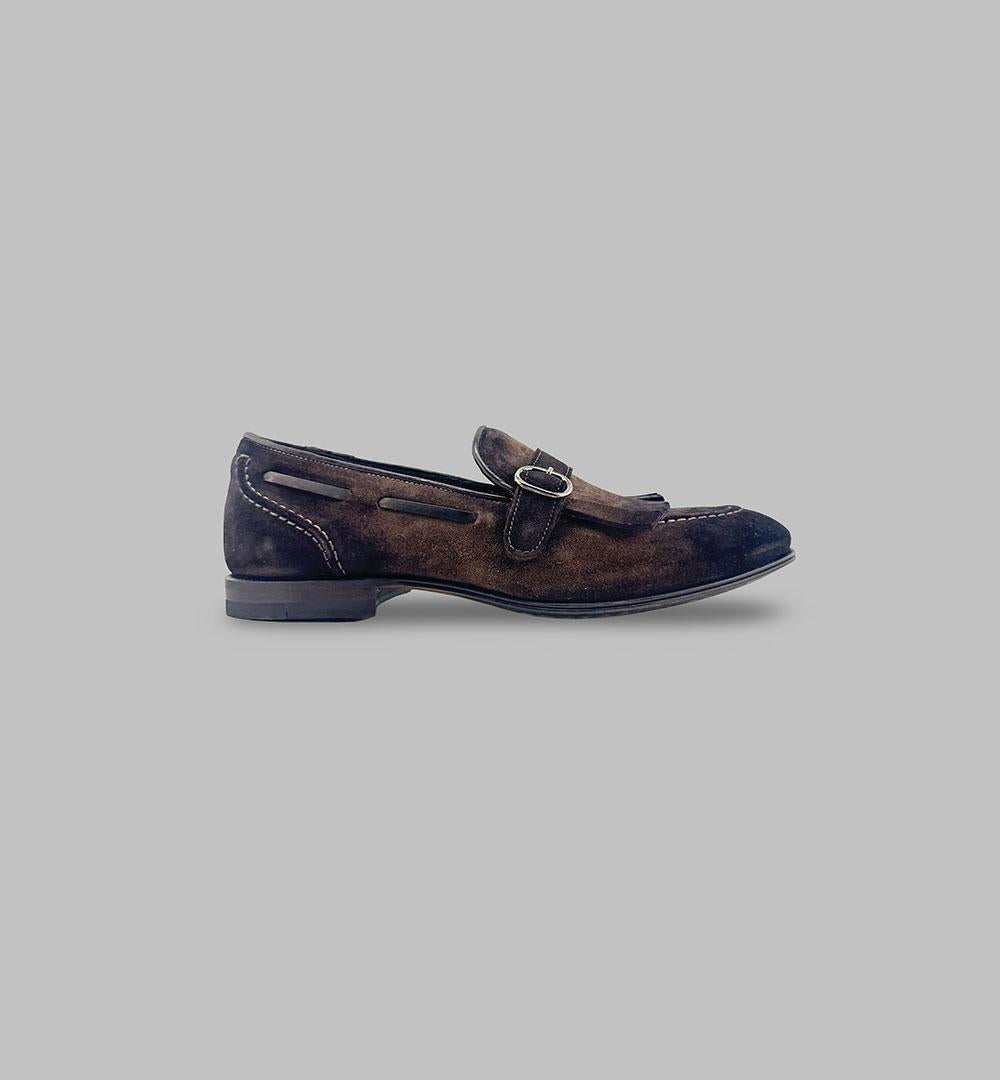 Mocassino Claudio Marini uomo 8237 testa di moro 8237 122 FRA FIBBIA CLAUDIO MARINI