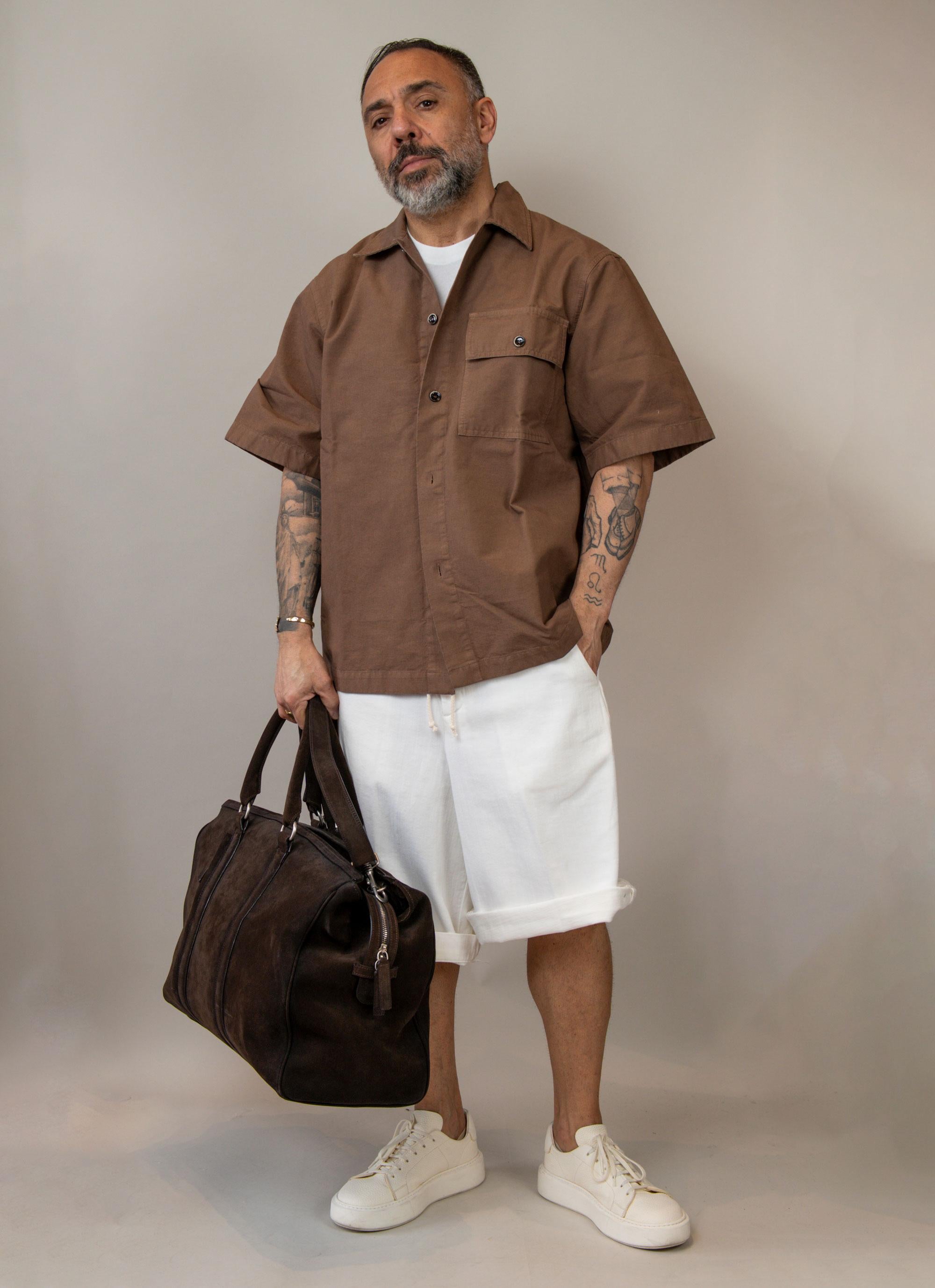Borsa Officine Creative uomo Quentin testa di moro QUENTIN/009 VALIGIA OFFICINE CREATIVE