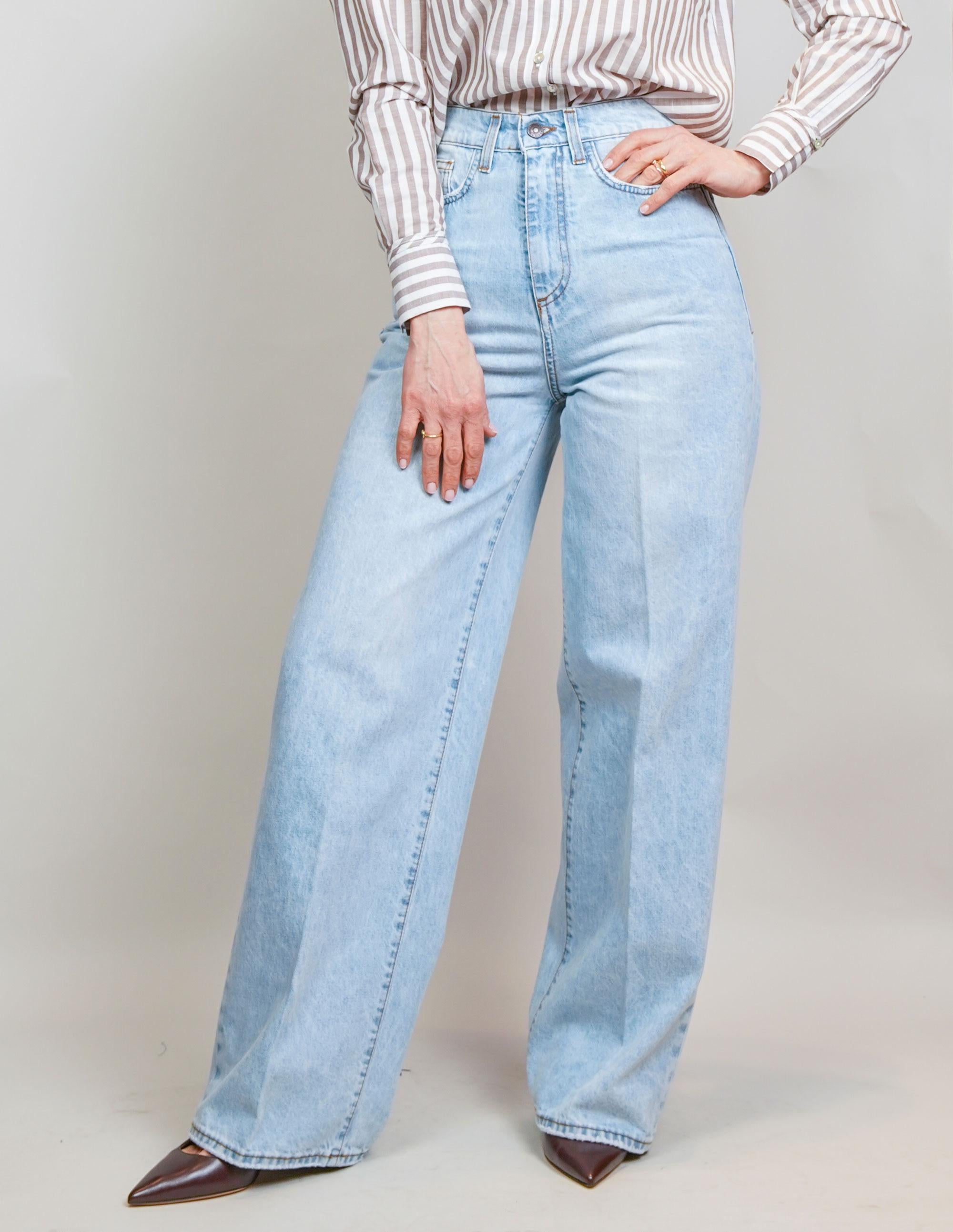 Jeans Bonheur donna Tulum blu chiaro TULUM BLC BONHEUR