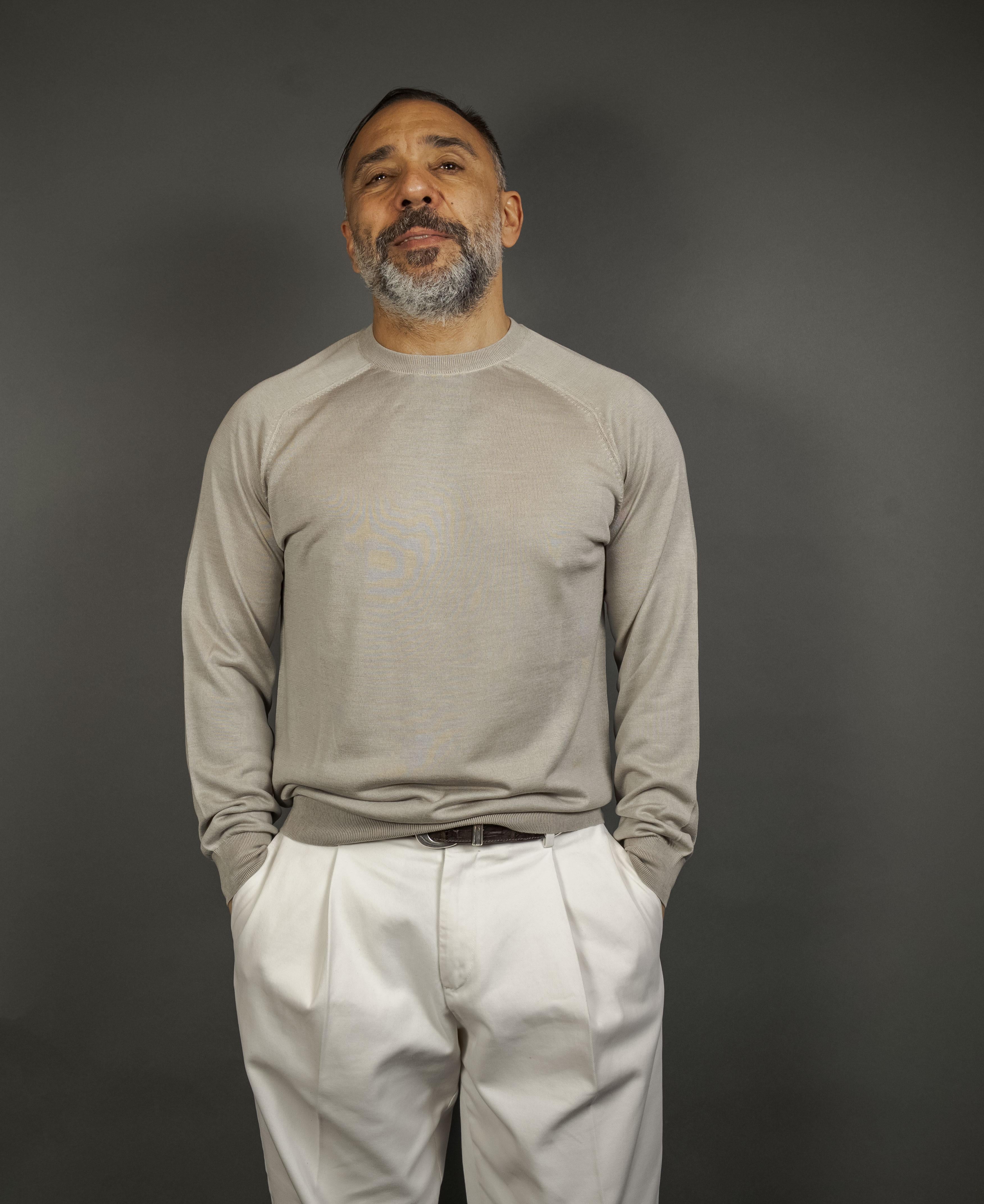 Girocollo Kangra uomo 1010 01 sabbia 1010 01 044 SABBIA KANGRA