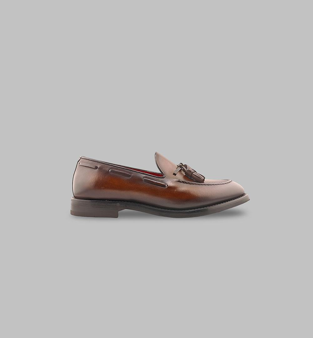Mocassino Barrett uomo 211U047 cuoio pelle nappine 211U047.64 NAP BARRETT