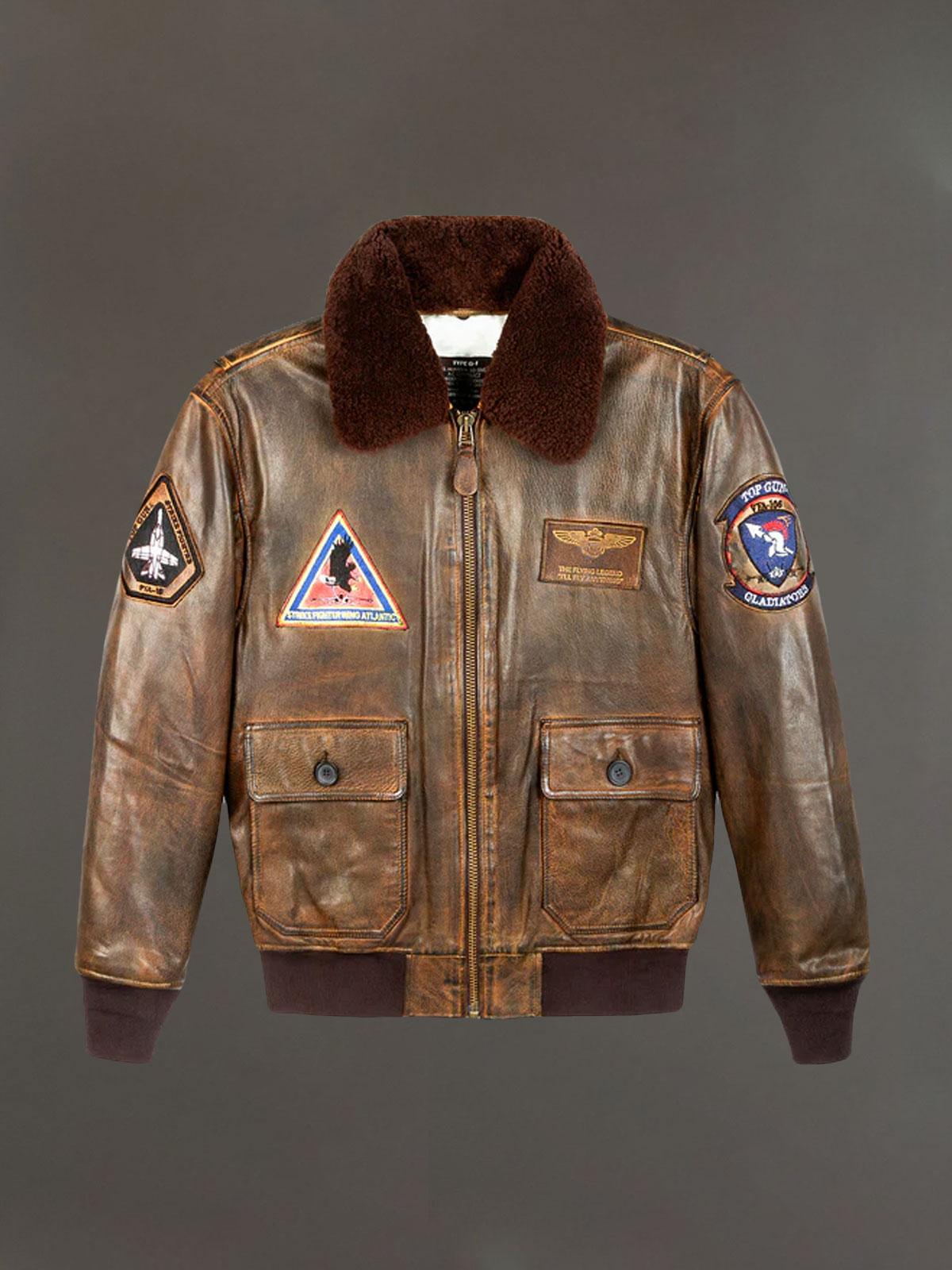 Giubbino TOP GUN uomo TGV3 Marrone TGV3 005 BROWN TOP GUN