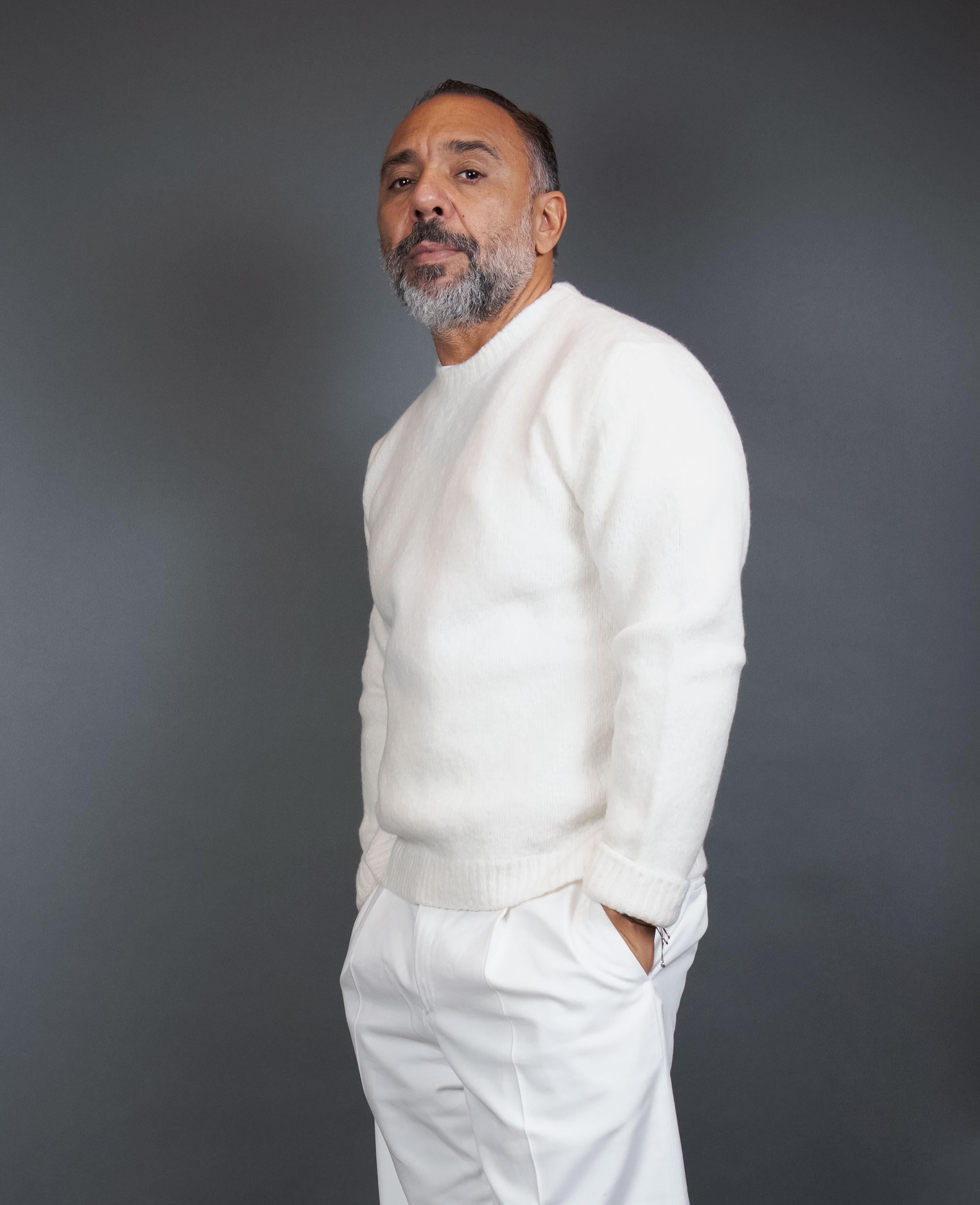 Maglione SETTEFILI CASHMERE uomo RAVEL6H Bianco RAVEL6H VE10 PANNA SETTEFILI CASHMERE