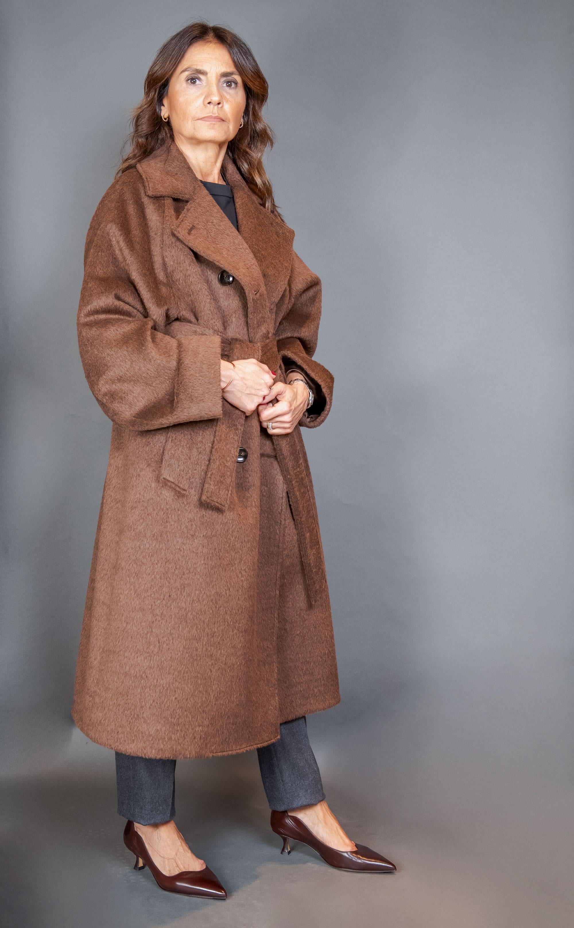 Cappotto L.B.M. donna Moro 57503/2 MORO L.B,M