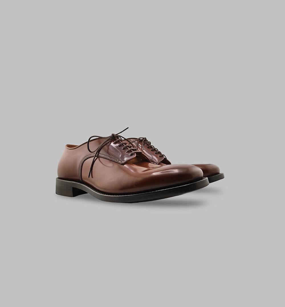 Derby Fasciani uomo FE 85006 cuoio<BR/> FE 85006 CORDOVAN.C FASCIANI