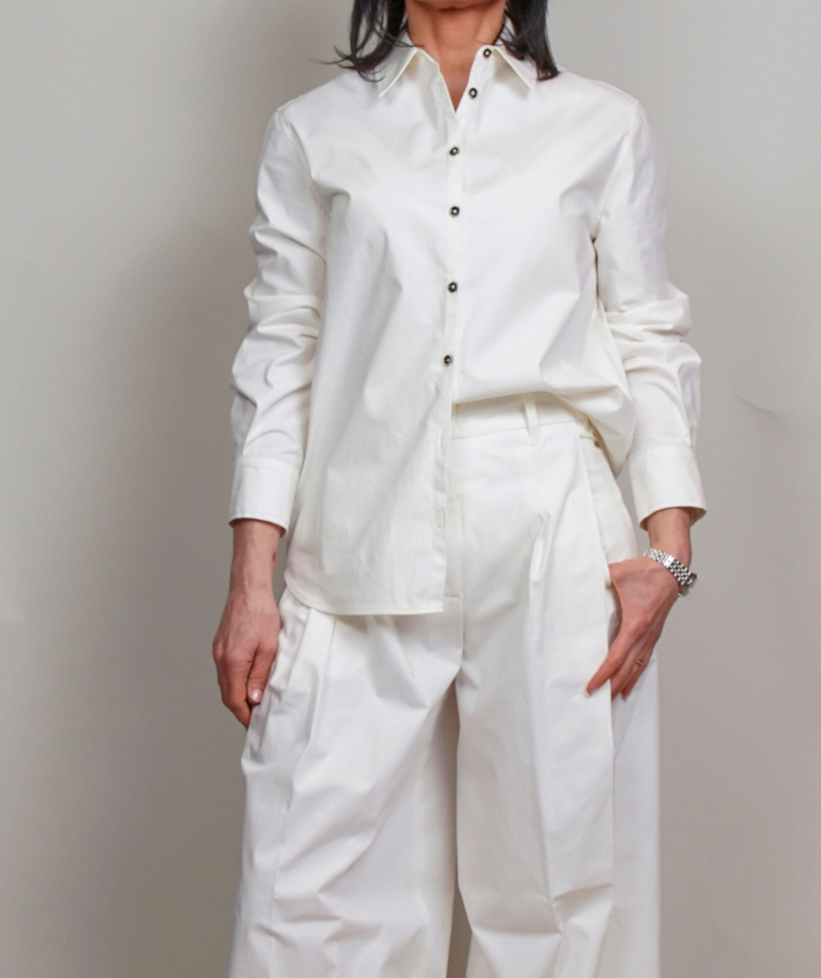 Camicia Nine in the Morning donna Alaska bianca ALASKA MILK NINE INTHE MORNING
