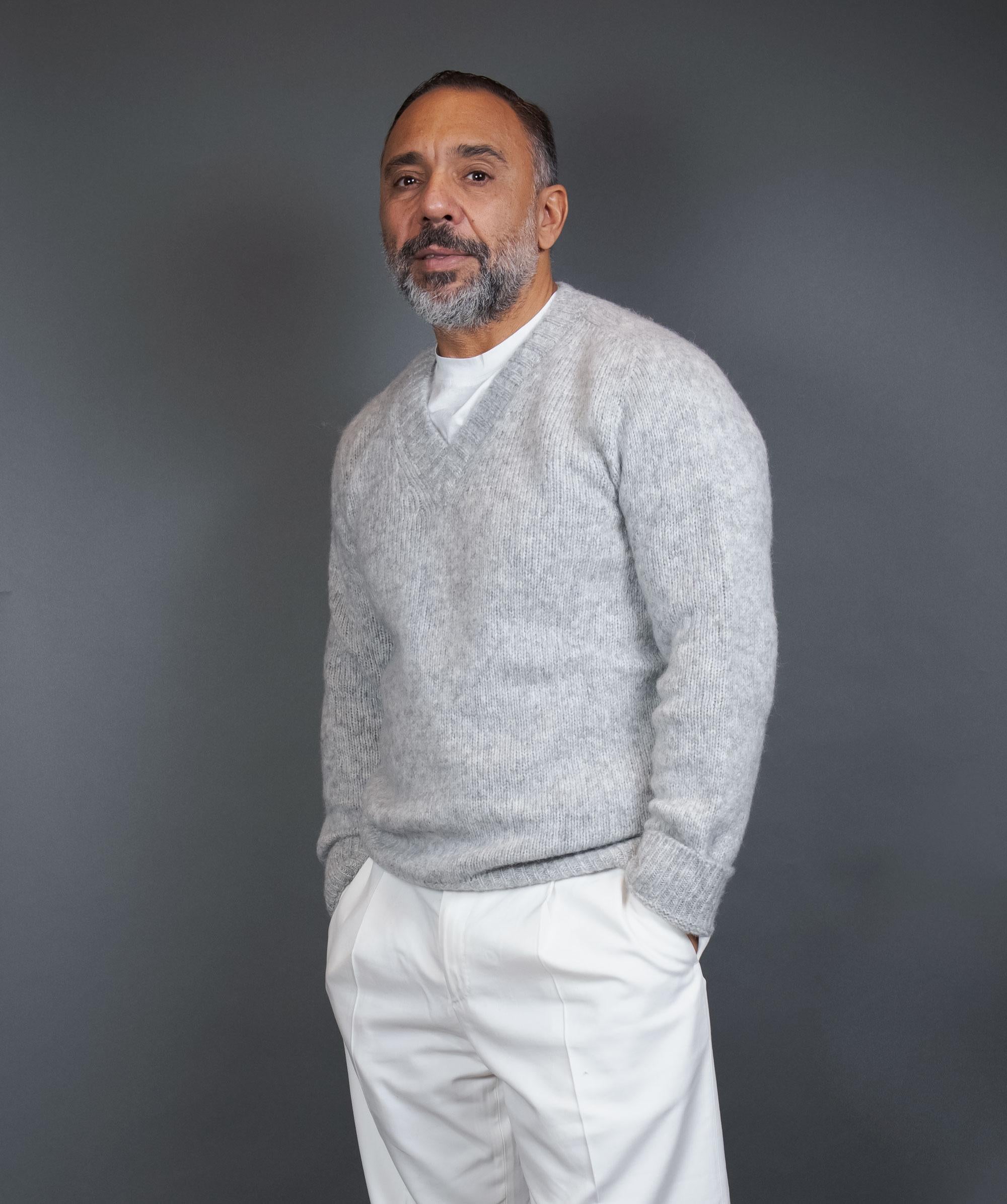 Maglione OFFICINE uomo 303 09 Grigio 303 09 506 FOGGY OFFICINE