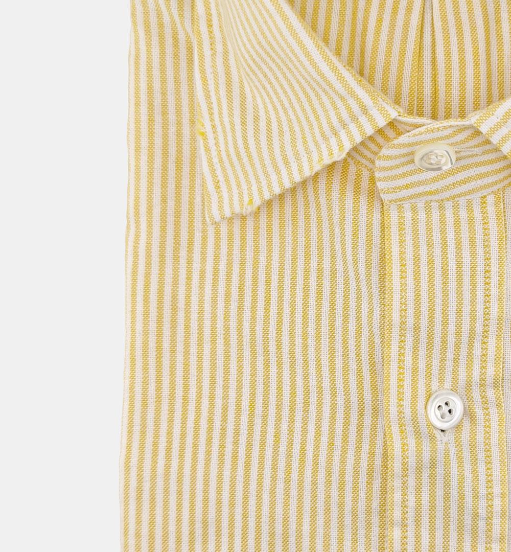 Camicia Sanfort uomo 61212 gialla bianca CAMICIA 61212 2250 3 SANFORT