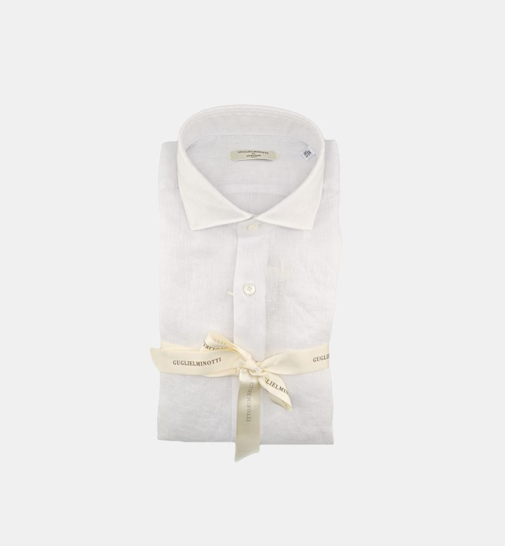 Camicia Guglielminotti uomo QE8GPW bianca CAMICIE QE8GPW UA1 Guglielminotti