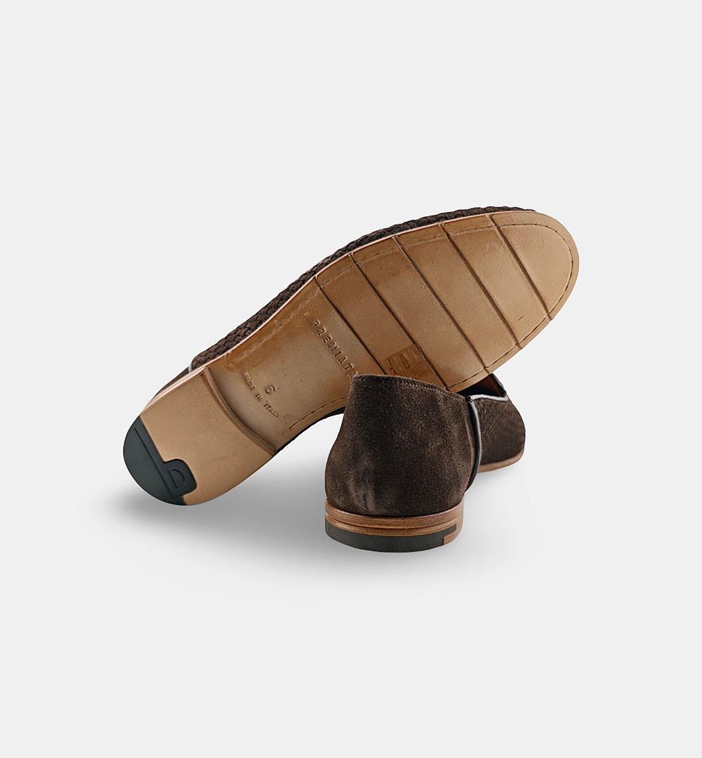 Mocassini Premiata uomo 32406 testa di moro 32406 TRECCIA PREMIATA