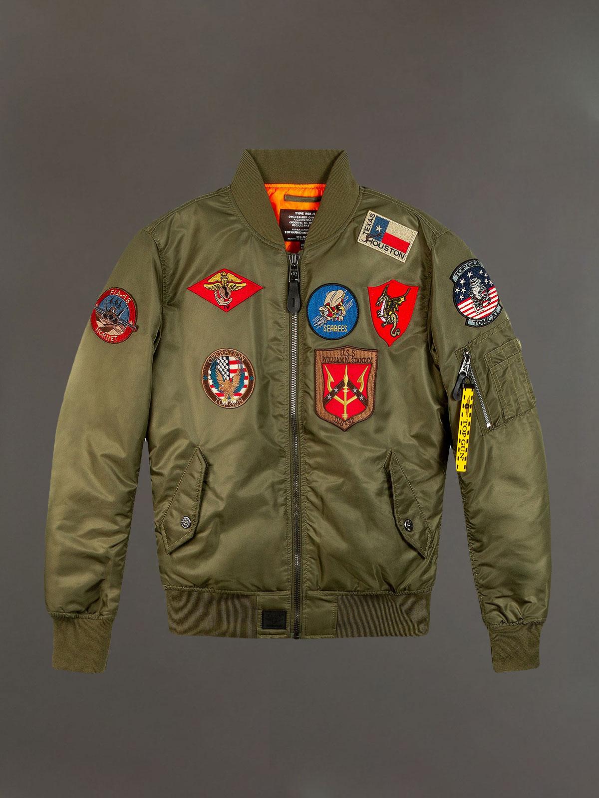 Giubbino TOP GUN uomo TGJ1540P Verde TGJ1540P 080 OLIVE TOP GUN