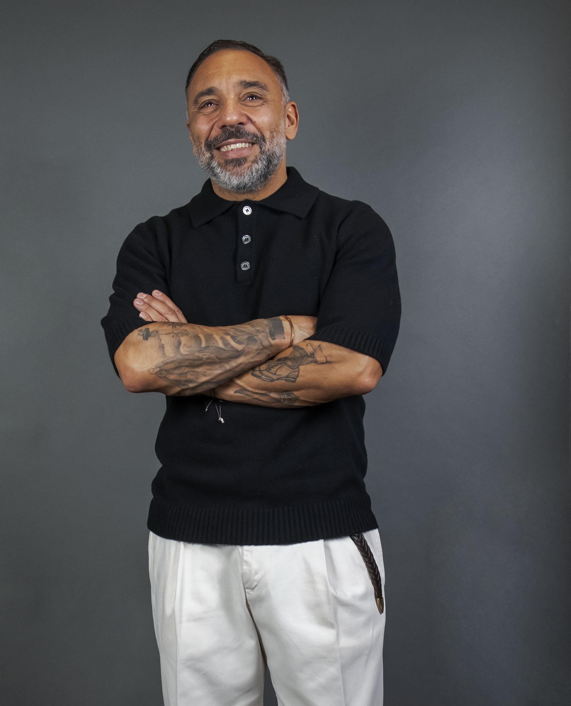 Maglione DANIELE FIESOLI uomo 9023 Nero 9023 013 BLACK DANIELE FIESOLI