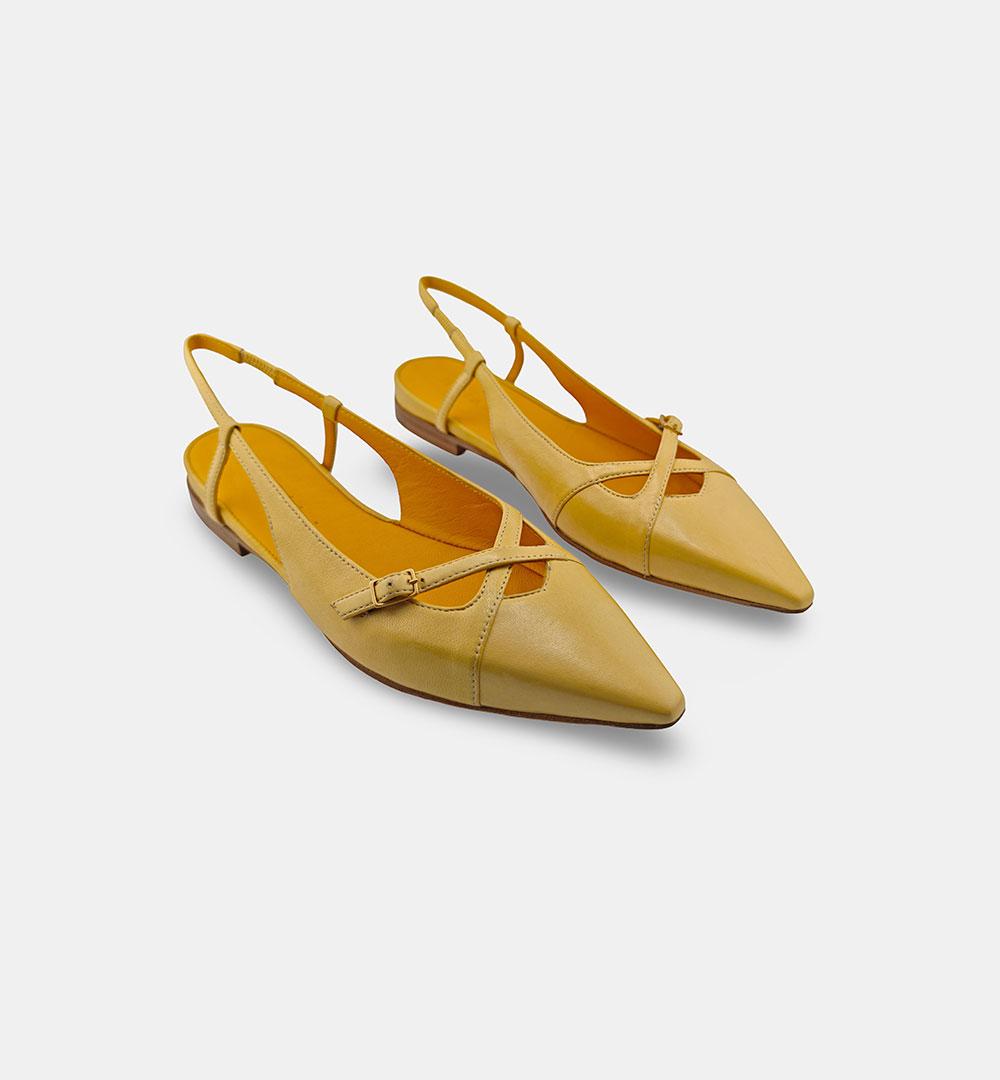 Ballerine Mara Bini donna Z519 Milena Fibbie zabaione Z519 CHANEL.Z MARA BINI