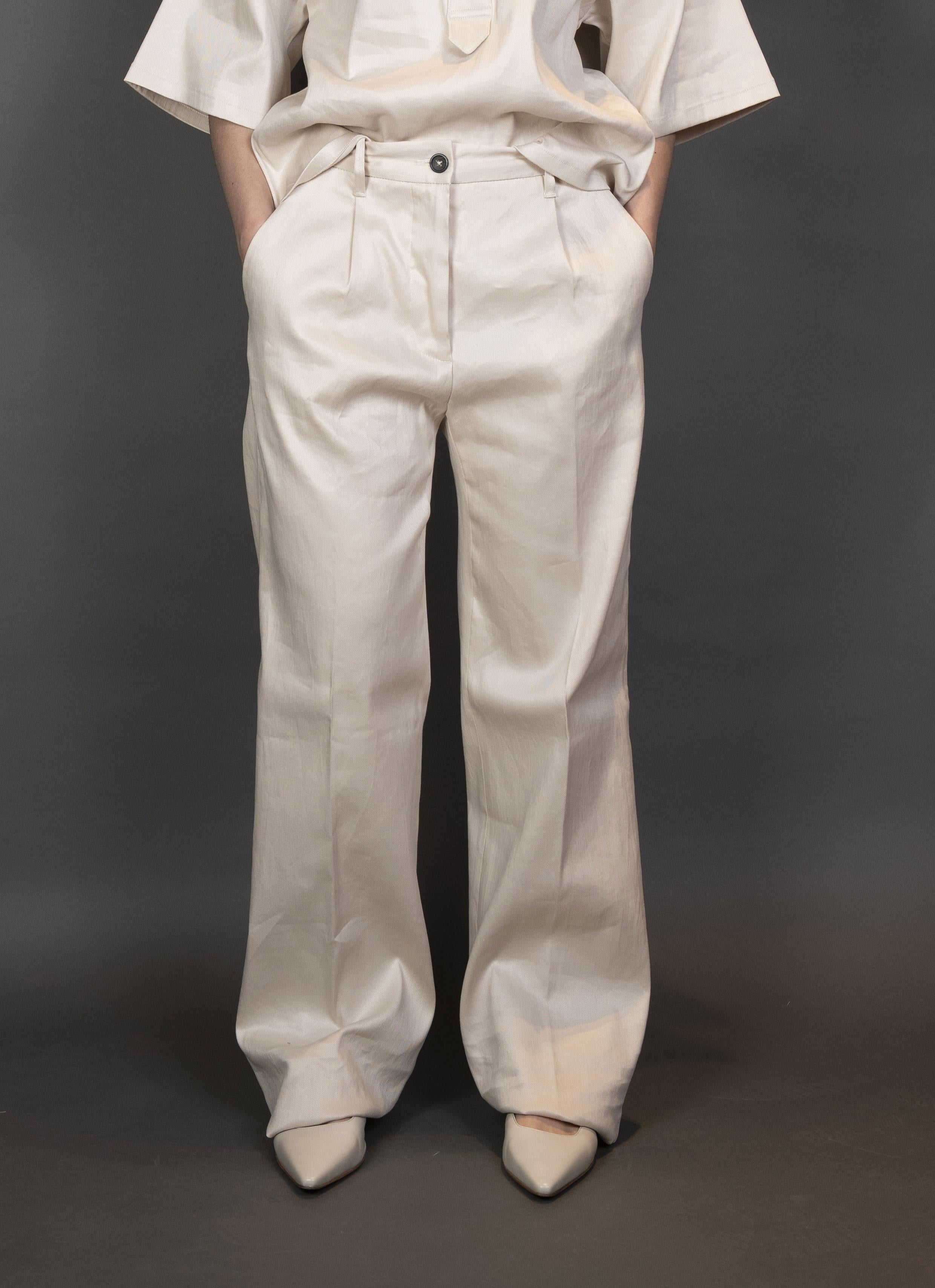 Pantalone Nine in the Morning Donna Blenda naturale BLD08 CULISSE.N NINE INTHE MORNING
