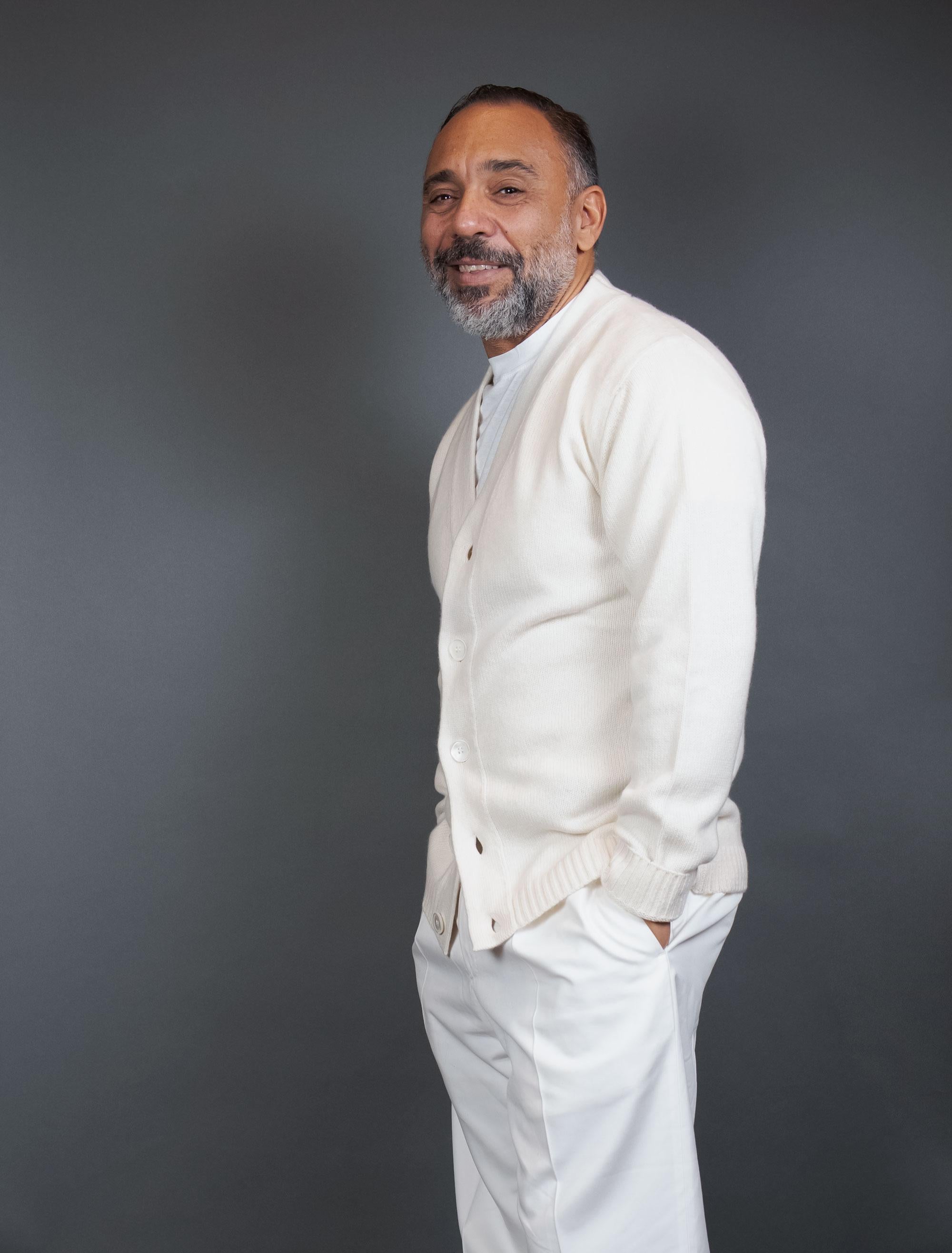 Cardigan DANIELE FIESOLI uomo 3017 Bianco 3017 0100 NUVOLA DANIELE FIESOLI