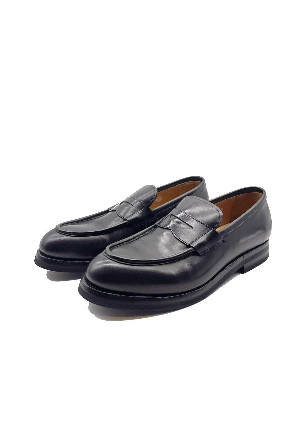 Mocassino Green George uomo 2068 Penny nero<BR/> 2068 PENNY DAINITE N GREEN GEORGE