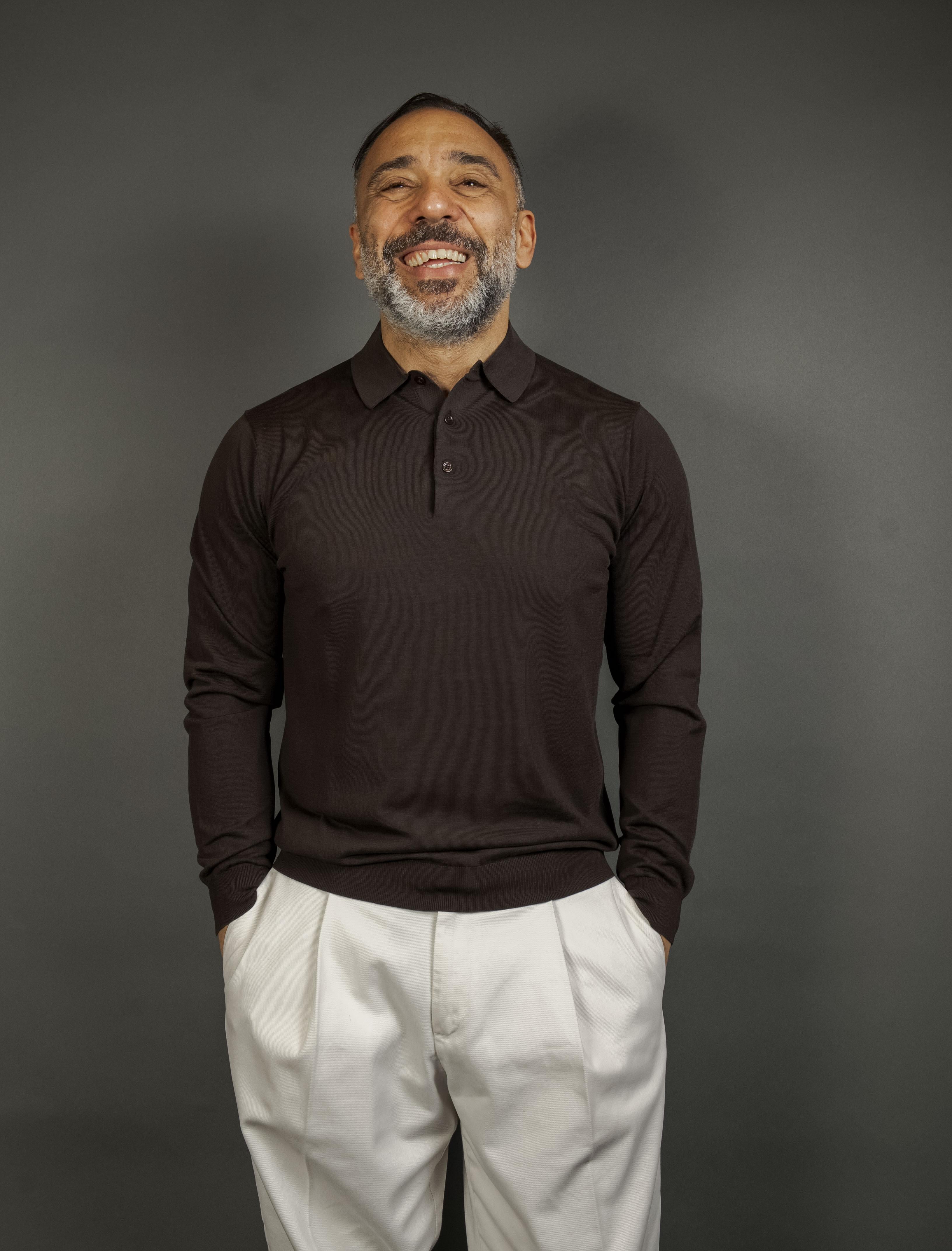 Polo Kangra uomo 1004 03 ebano 1004 03 0170 EBANO KANGRA