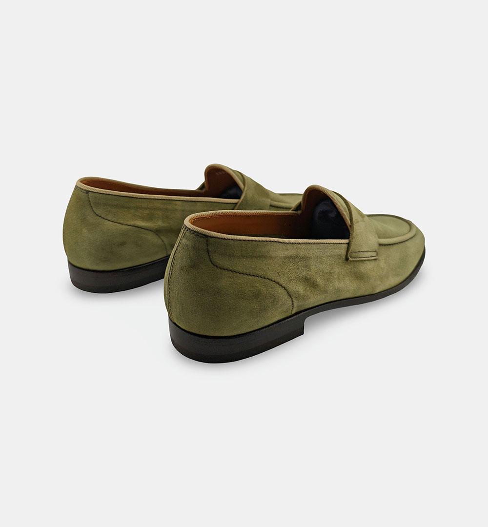 Mocassino GREEN GEORGE uomo 1090 Verde 1090 697 GUINEA SOPFT GREEN GEORGE