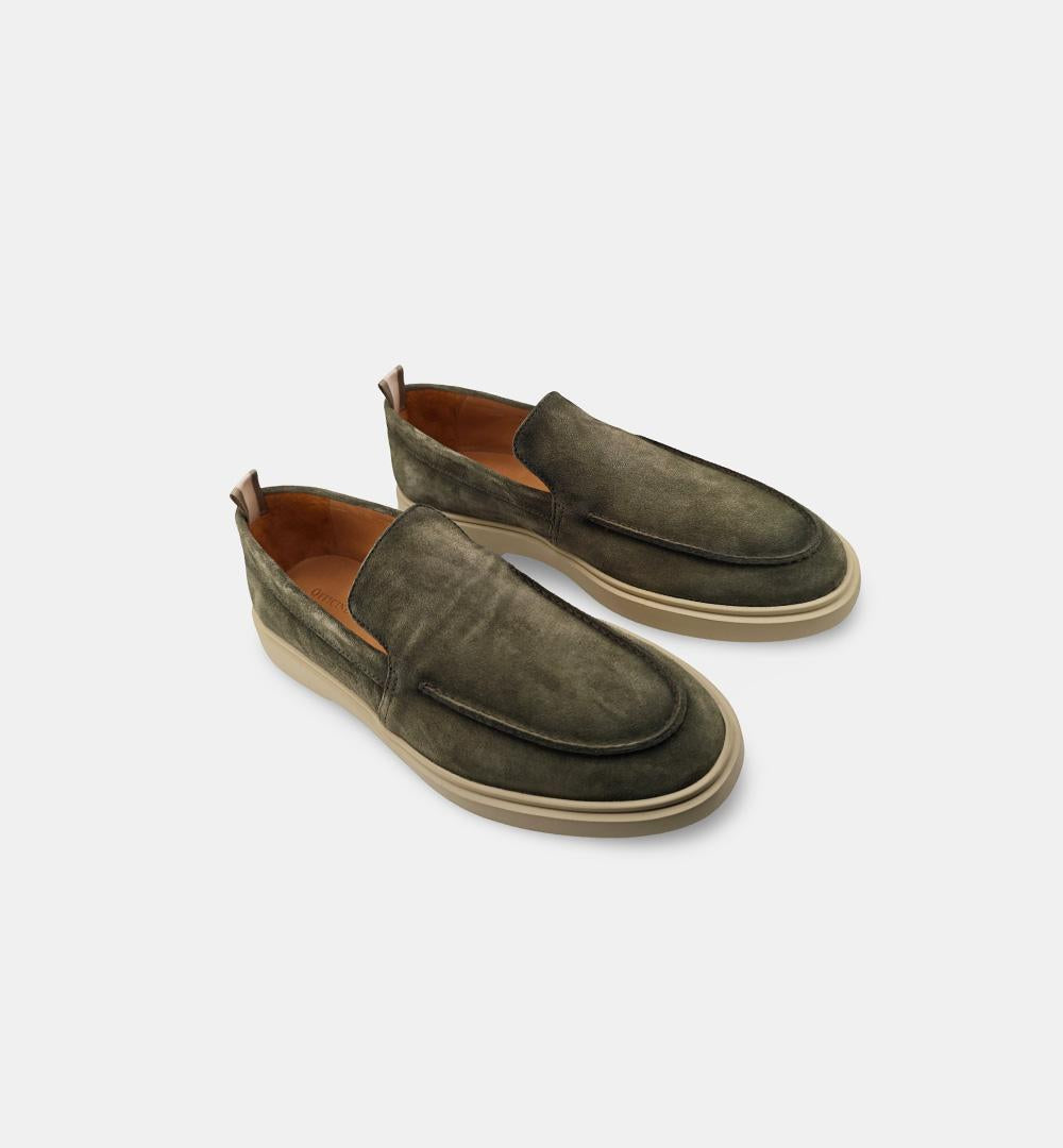 Mocassini OFFICINE CREATIVE uomo BONES002 Verde BONES/002 MILYTARY OFFICINE CREATIVE