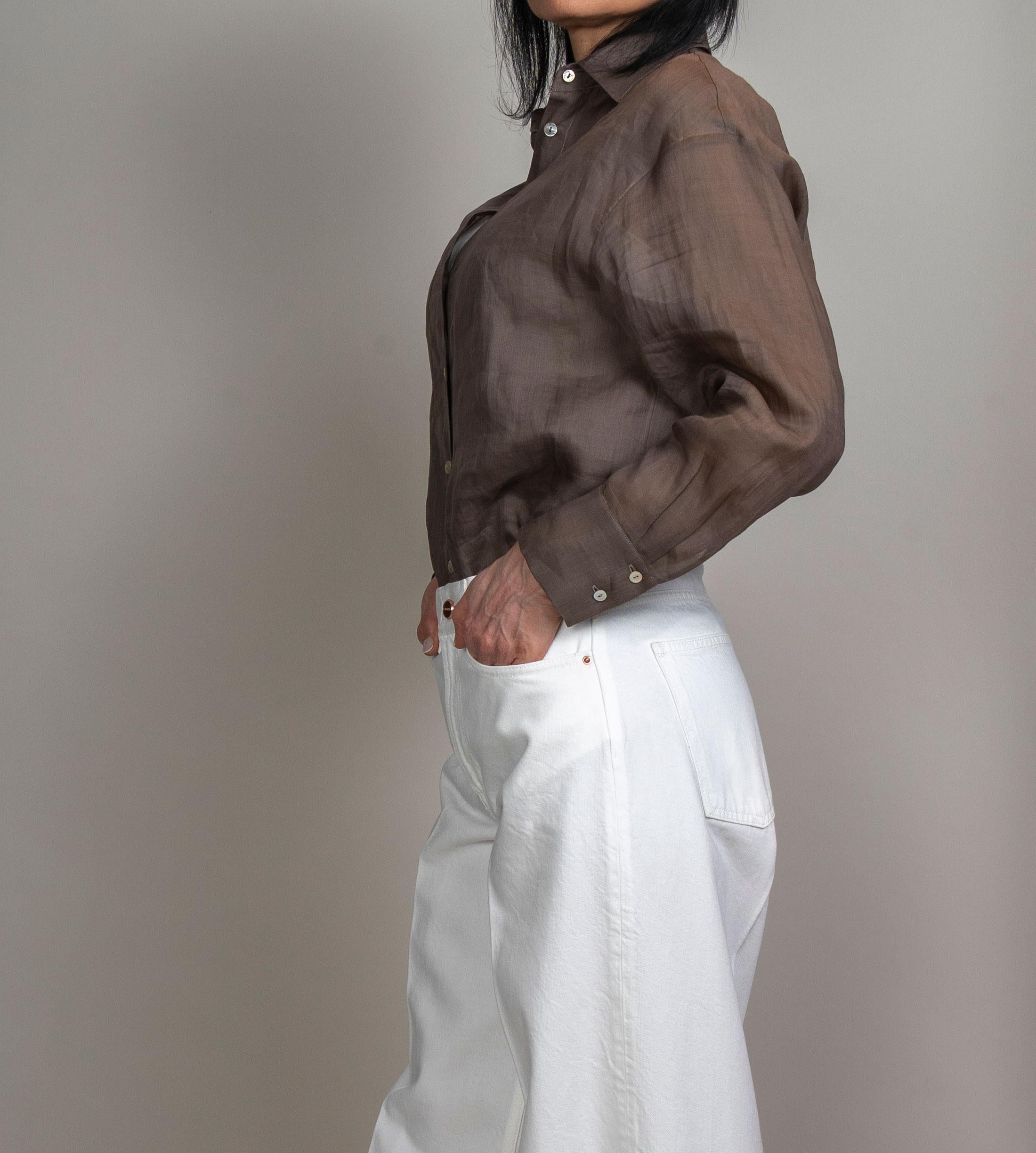 Camicia Barba donna 55000 fango 55000 002 FANGO BARBA