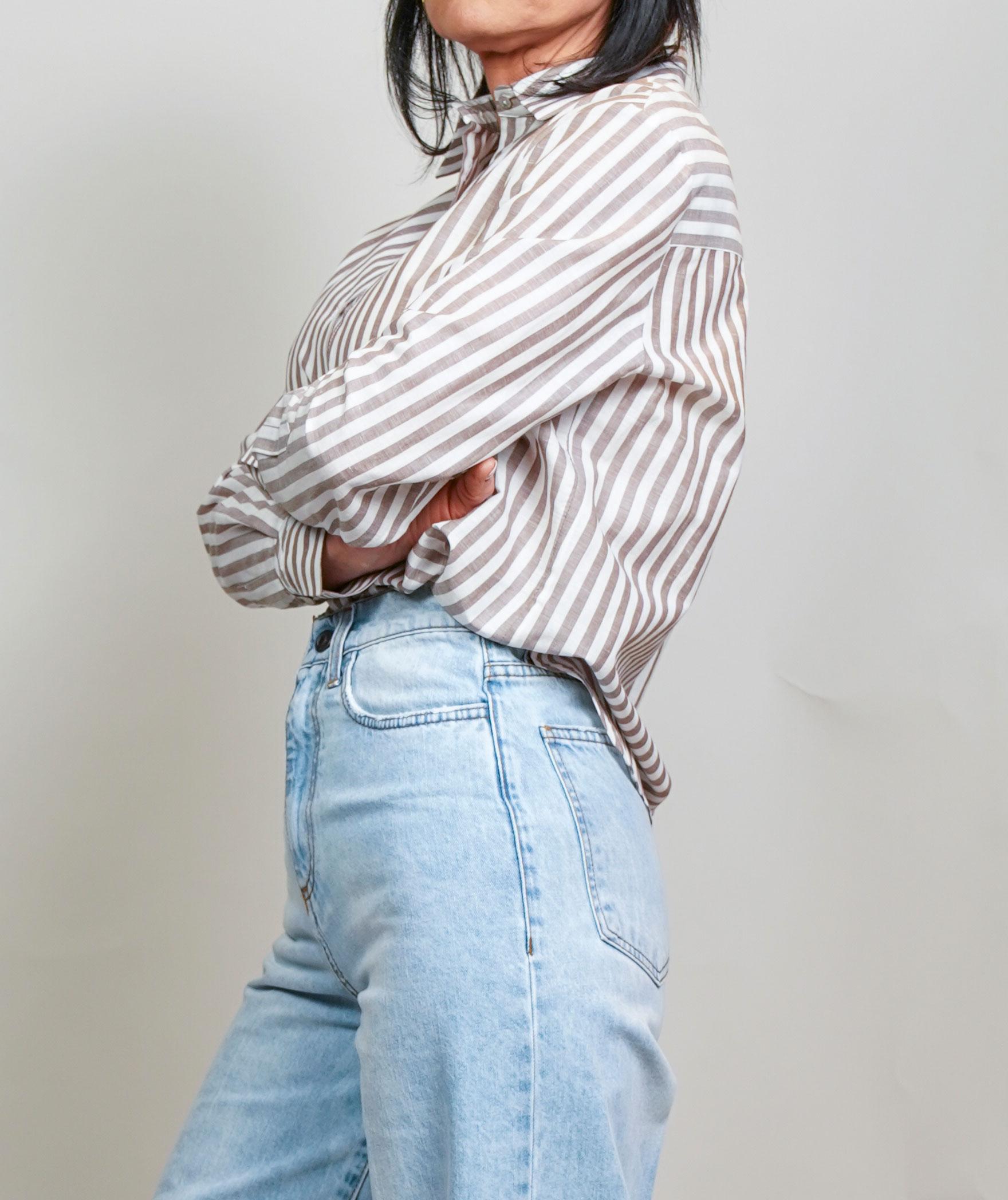 Camicia Barba donna 54032 fango 54032 008 BARBA