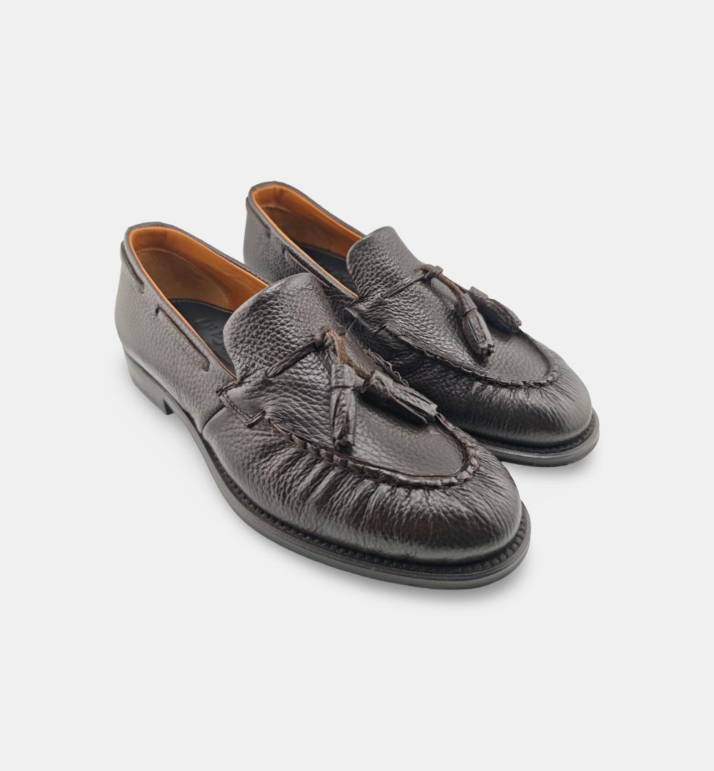 Mocassini Crisci uomo 4003 testa di moro 4003 NAP ARRICCIO CRISCI