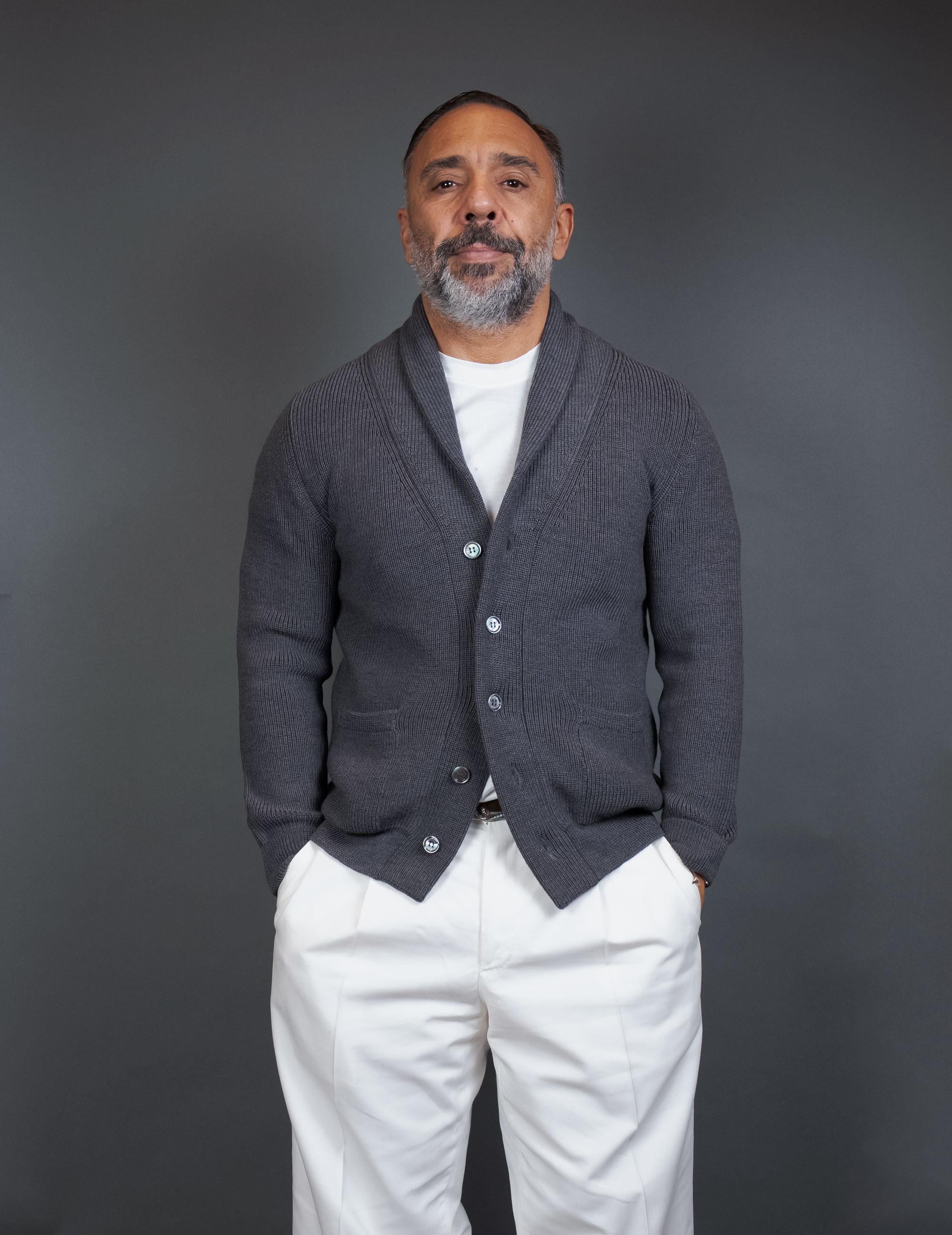 Cardigan SETTEFILI CASHMERE uomo 2CPE1CAST Grigio 2CPE1CAST HU03 GRIGIO SETTEFILI CASHMERE