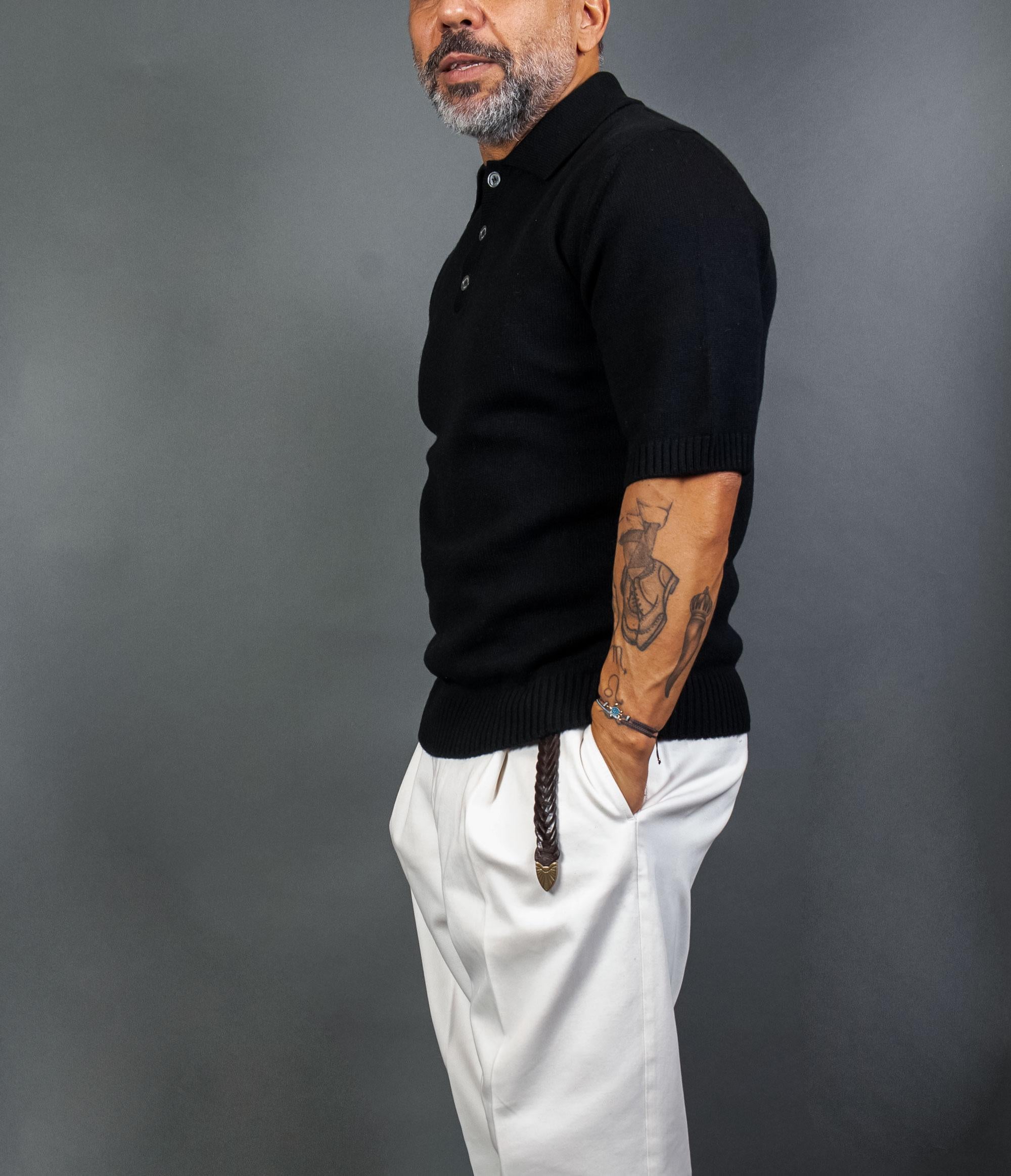 Maglione DANIELE FIESOLI uomo 9023 Nero 9023 013 BLACK DANIELE FIESOLI