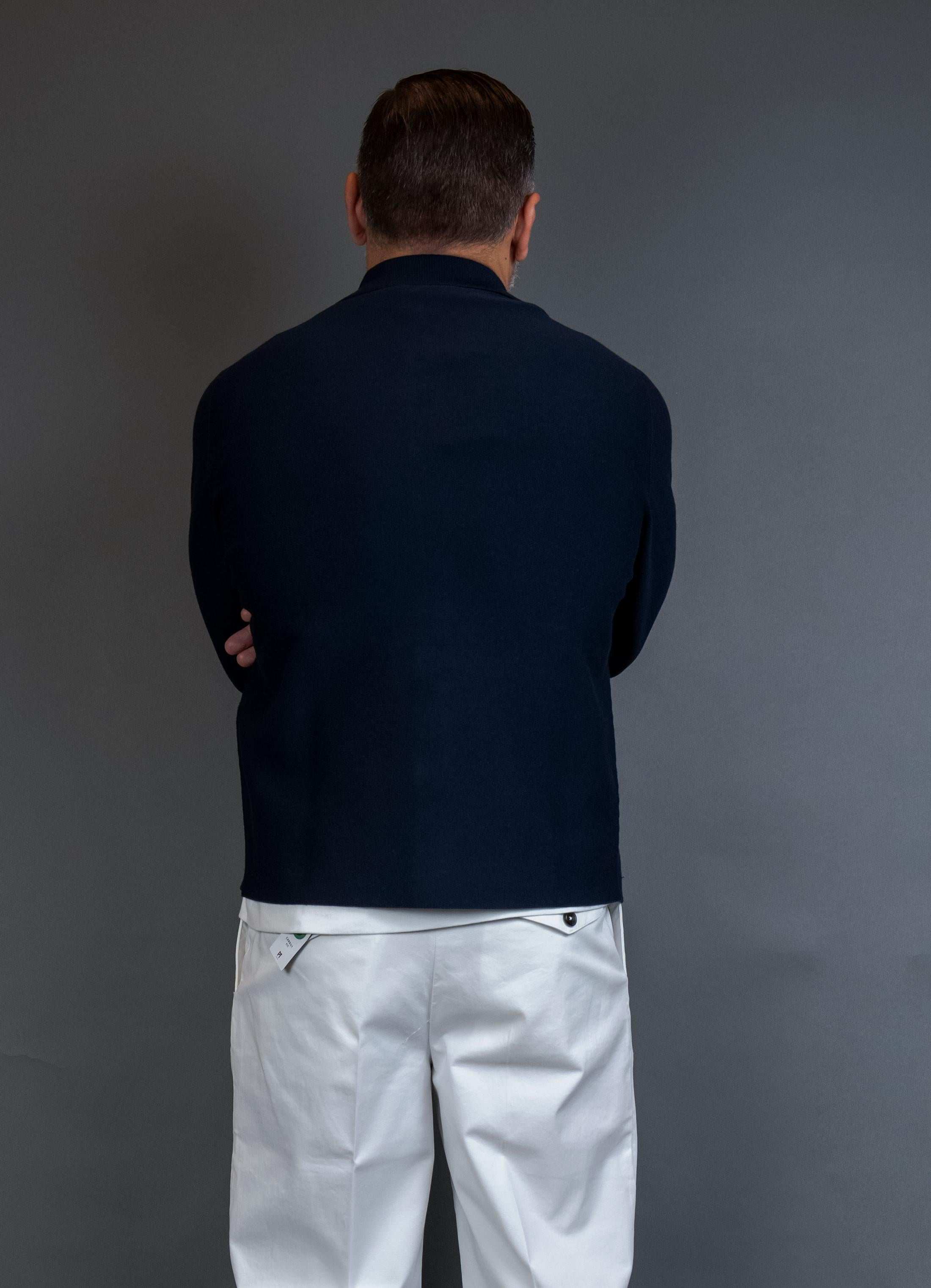 Cardigan OFFICINE uomo 135213 Blu 1352 13 401 BLU OFFICINE