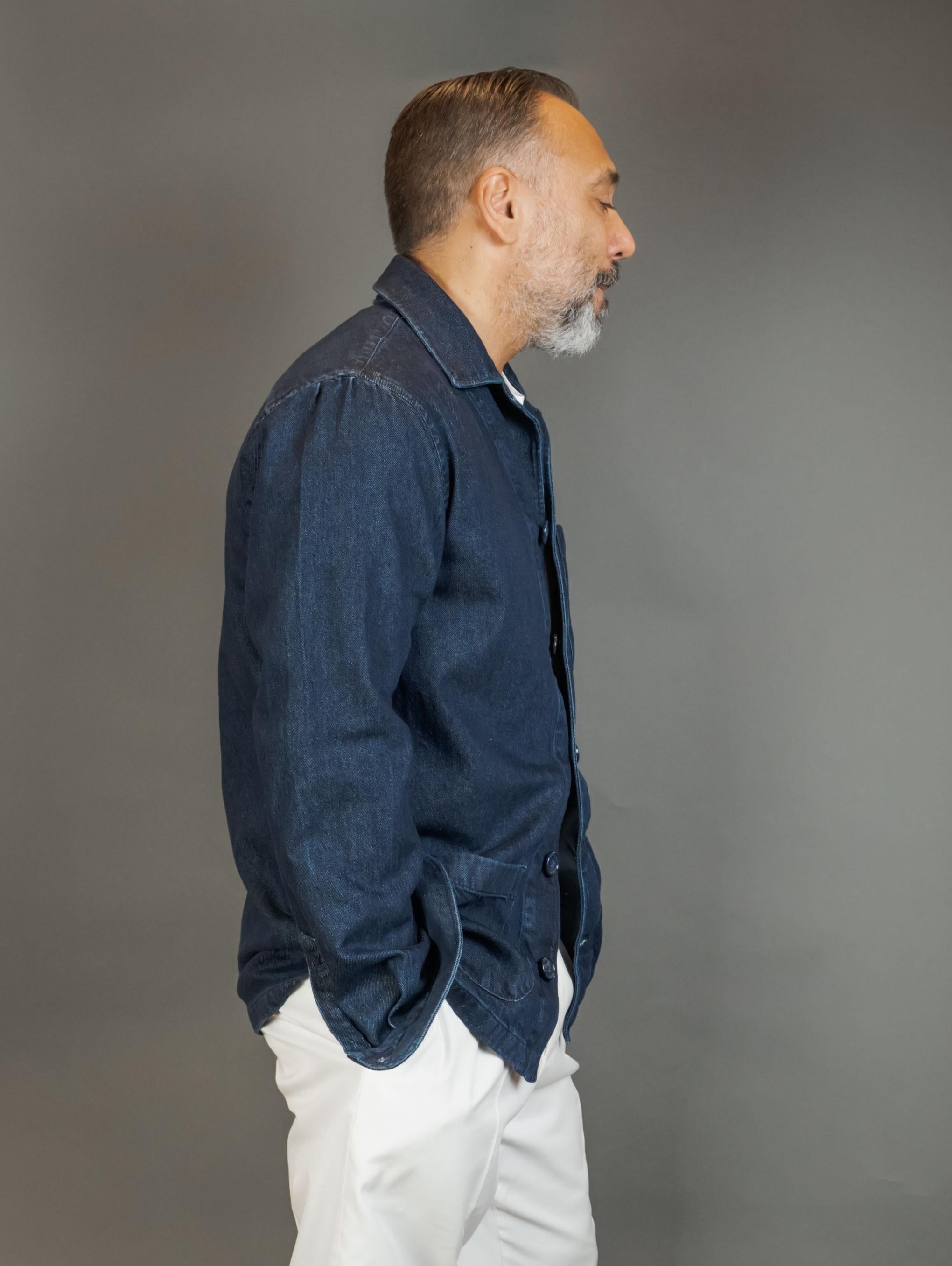 Overshirt GIANGI uomo TOD BRIGIDA Denim scuro TOD BRIGIDA DENIM SCURO GIANGI X OFFICINE