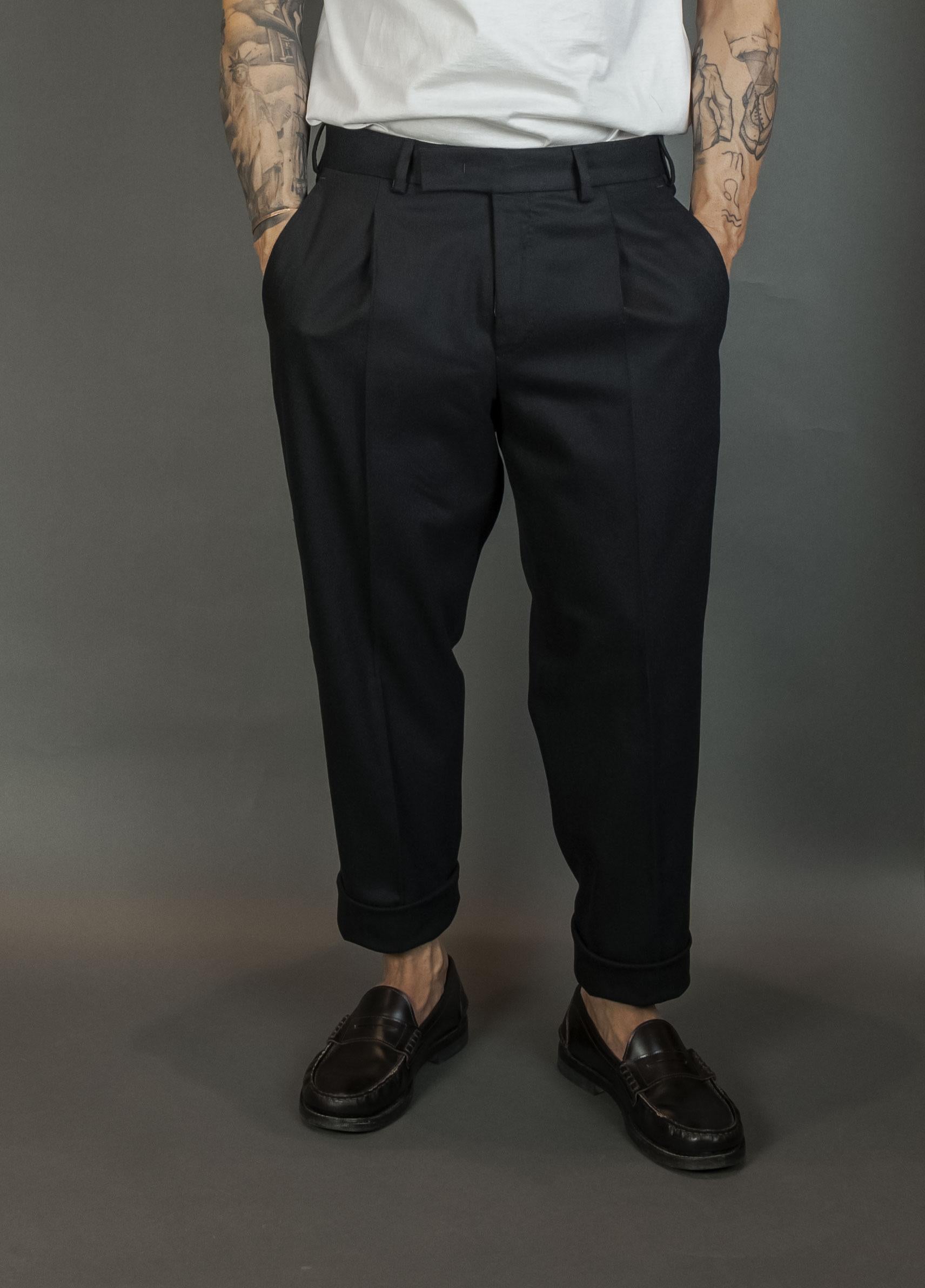 Pantalone PT Torino uomo RFZA40FWD TO03 nero RFZA40FWD TO03 0990NERO PT TORINO