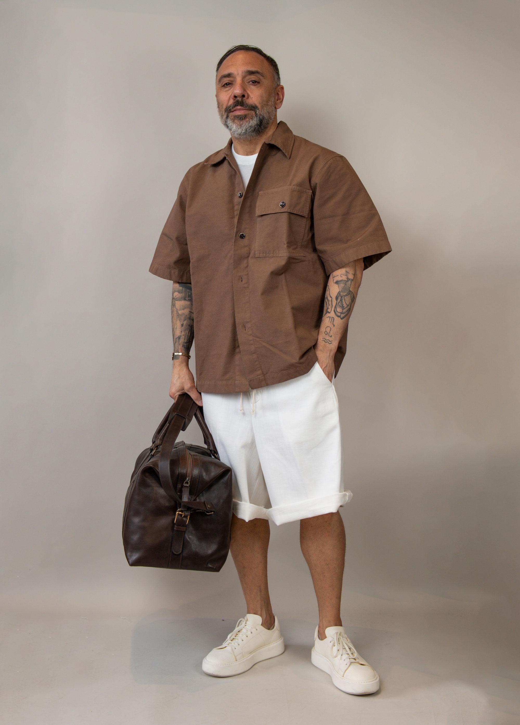 Borsa Officine Creative uomo Rare 045 testa di moro RARE/045 TOSCANO OFFICINE CREATIVE