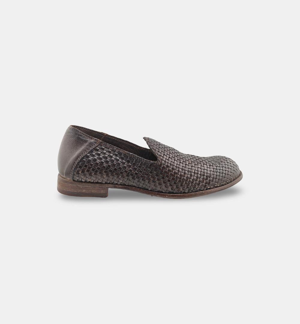 Mocassino Moma uomo 22406F teak 22406F-IN4 INTRECCIO MOMA