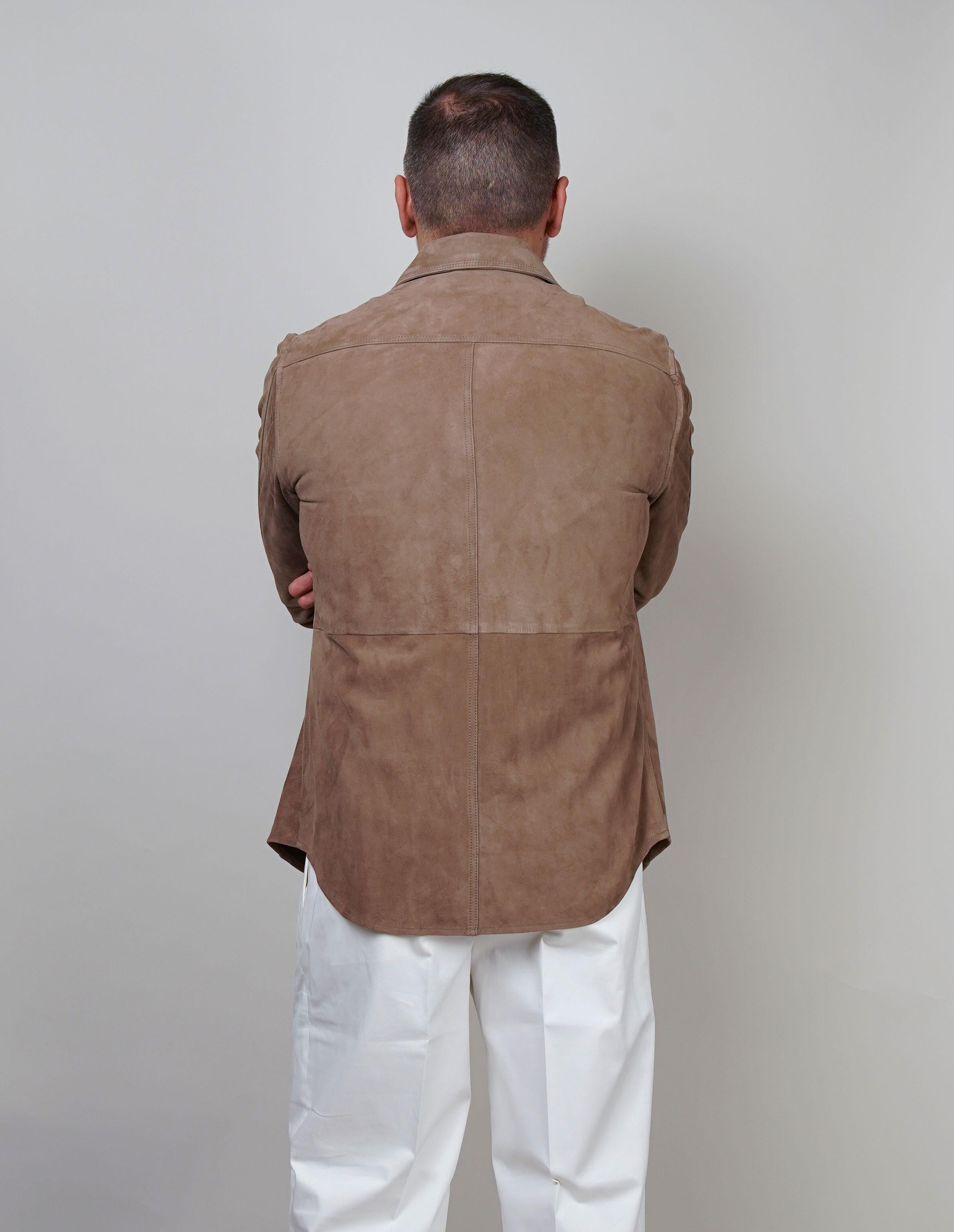Overshirt Mabrum uomo Iago tortora CAMICIA IAGO S 937624 026 MABRUM