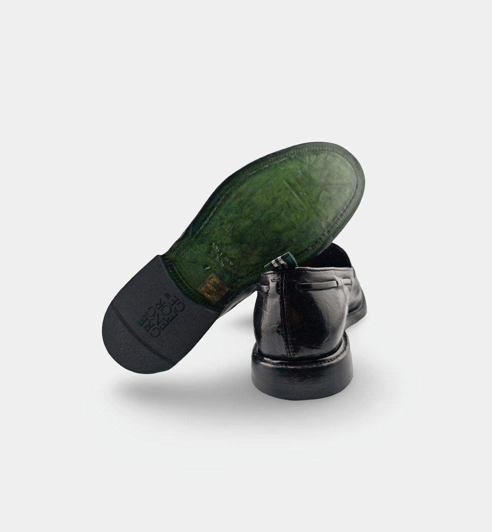 Mocassino GREEN GEORGE uomo 6011 Nero 6011 NAP MAREMMA WASH GREEN GEORGE