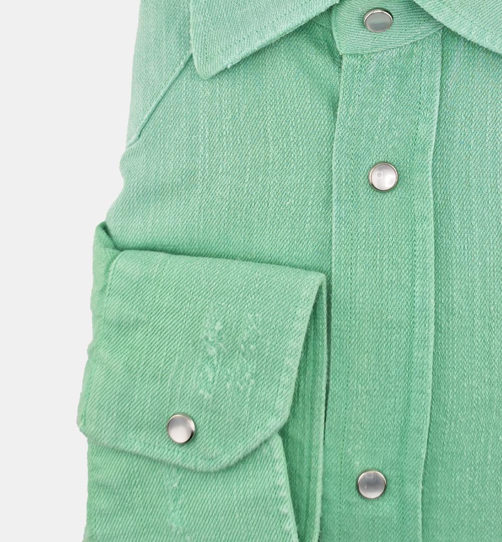 Camicia Sartorio uomo Texas verde mela TEXAS 445915003 SARTORIO