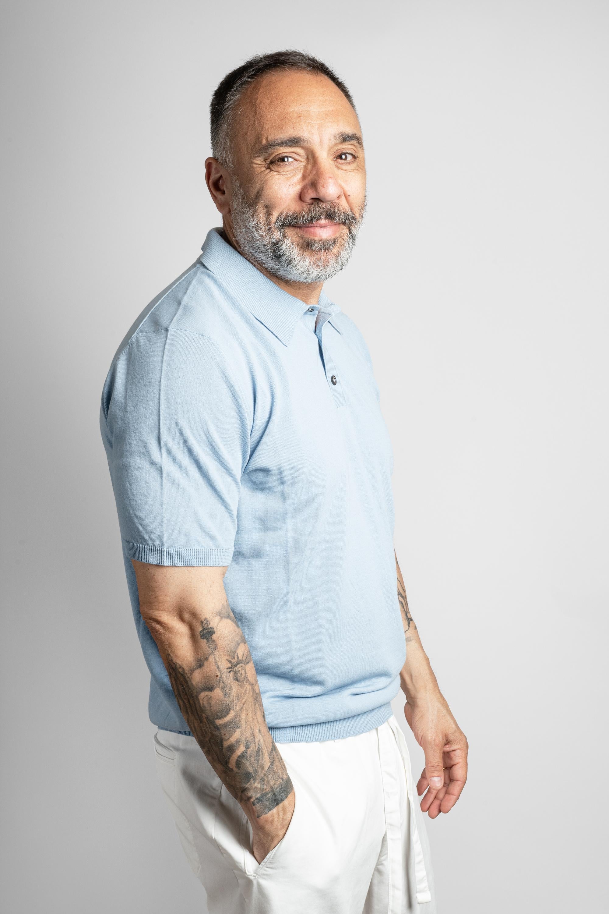 Polo ROBERTO COLLINA uomo POLO 10024 Azzurra POLO 10024 15 AZZURRO ROBERTO COLLINA
