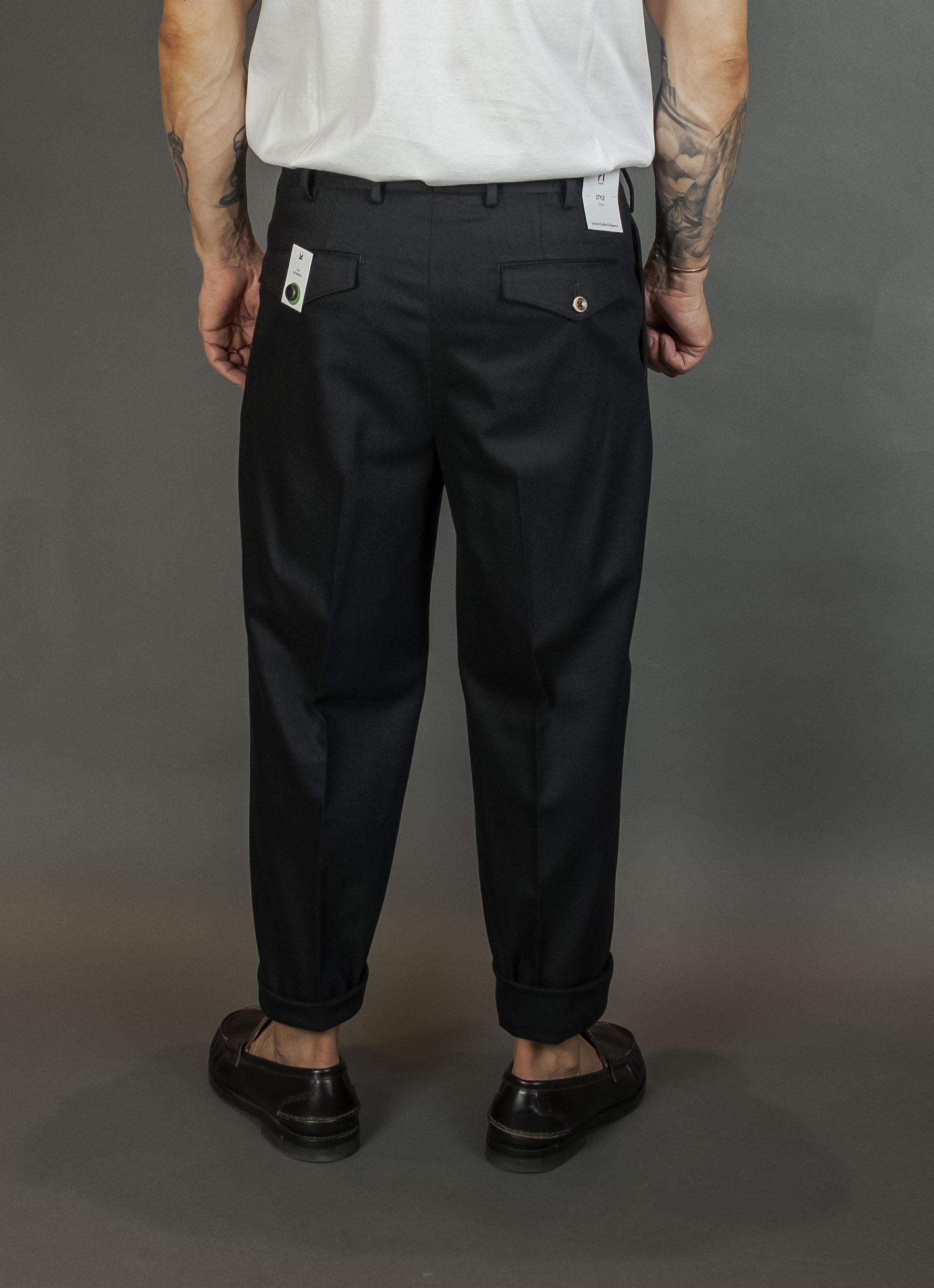 Pantalone PT Torino uomo ZFCLZB0CL1 TO03 nero<BR/> ZFCLZB0CL1 TO03 0990 NERO PT TORINO