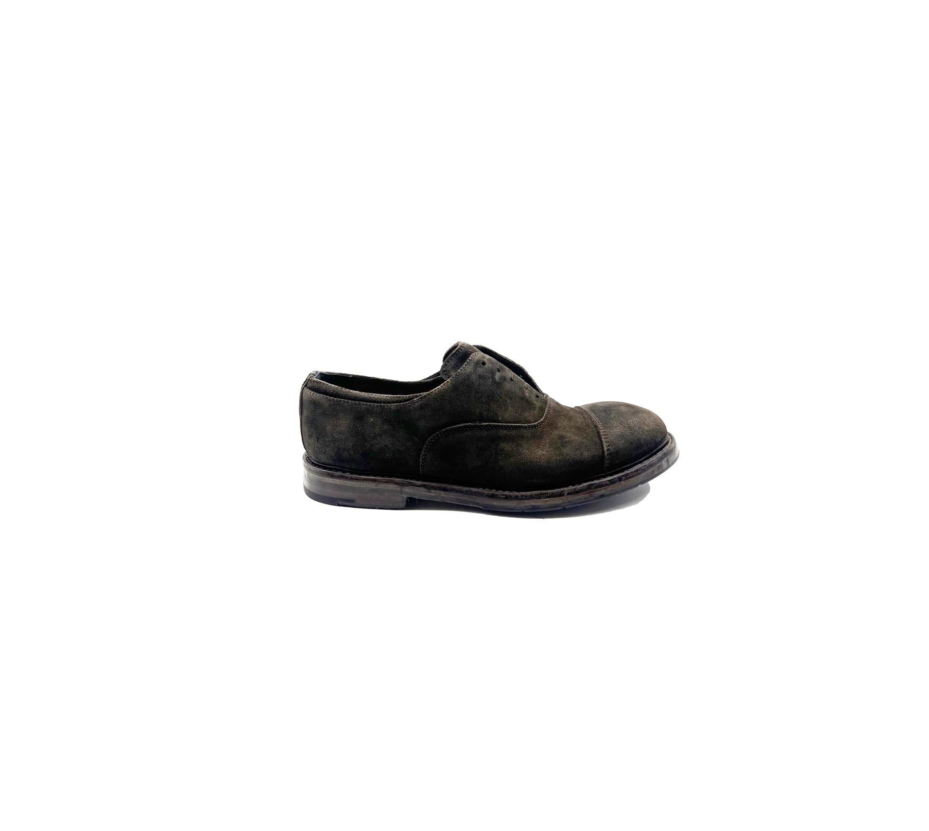 Oxford Premiata uomo PRE605 Alvin testa di moro<BR/> PRE605 SLIP.T.D.M PREMIATA