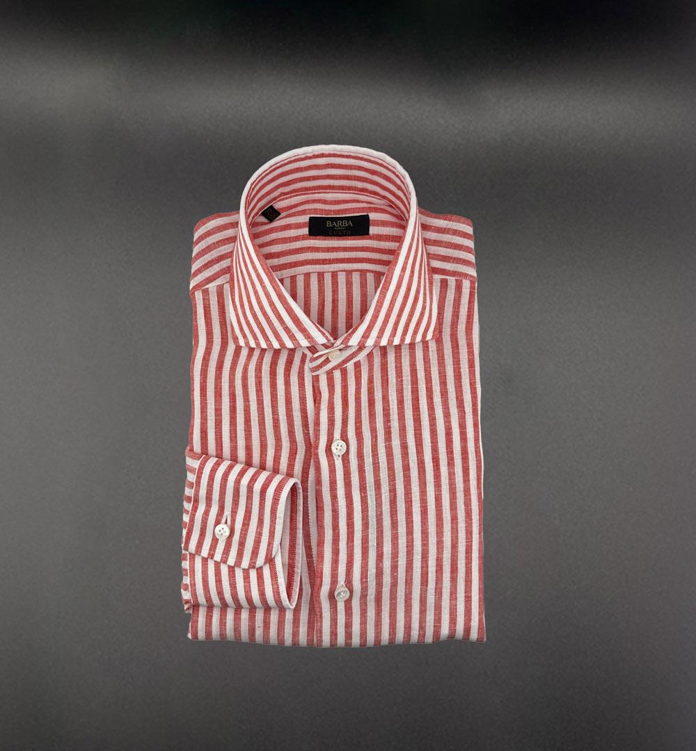 Camicia Barba uomo K1U13P0147066 corallo K1U13P0147066 0008 RIGA CORALLO BARBA