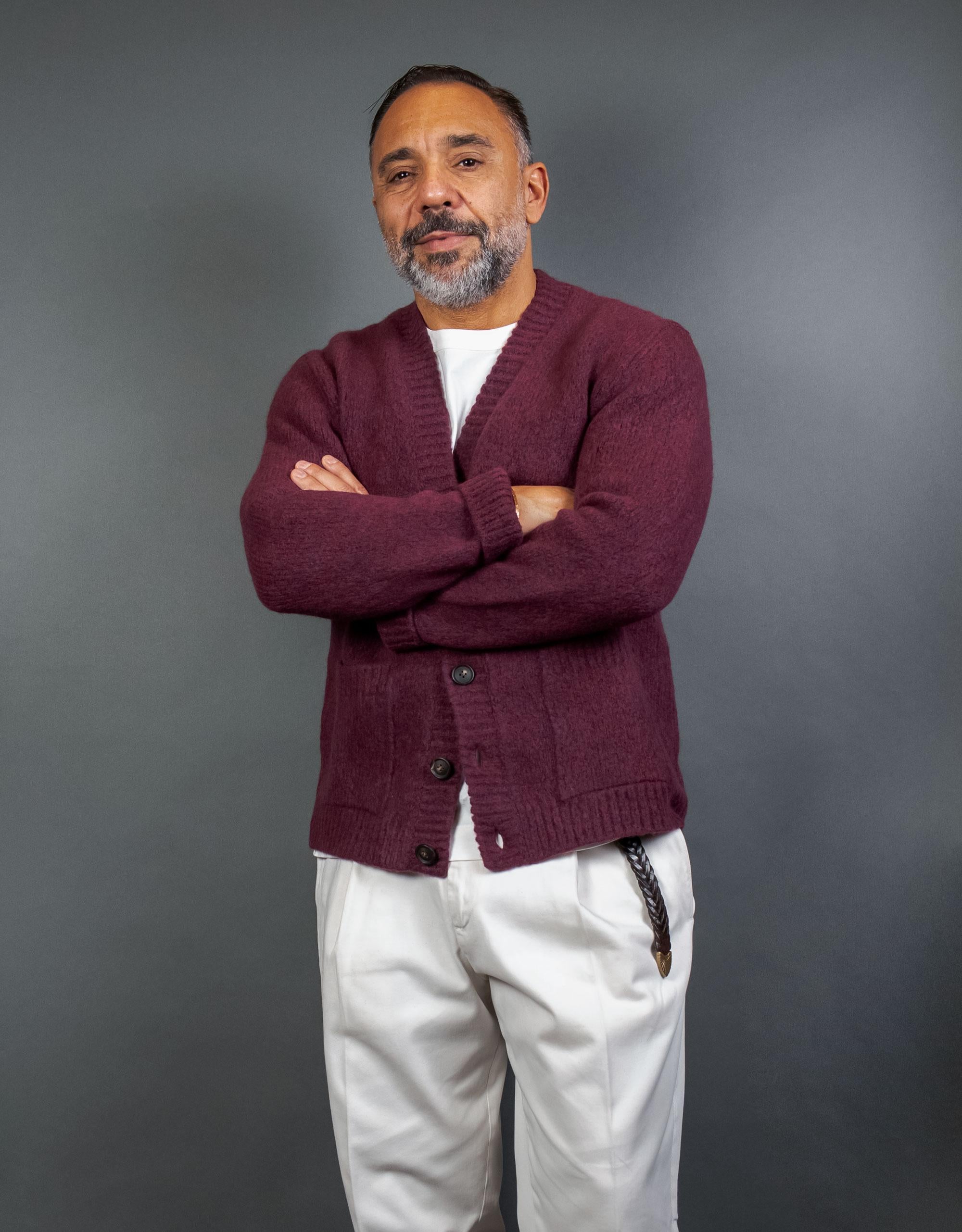 Cardigan SETTEFILI CASHMERE uomo RAVEL6CA Bordeaux RAVEL6CA VE09 BORDO SETTEFILI CASHMERE