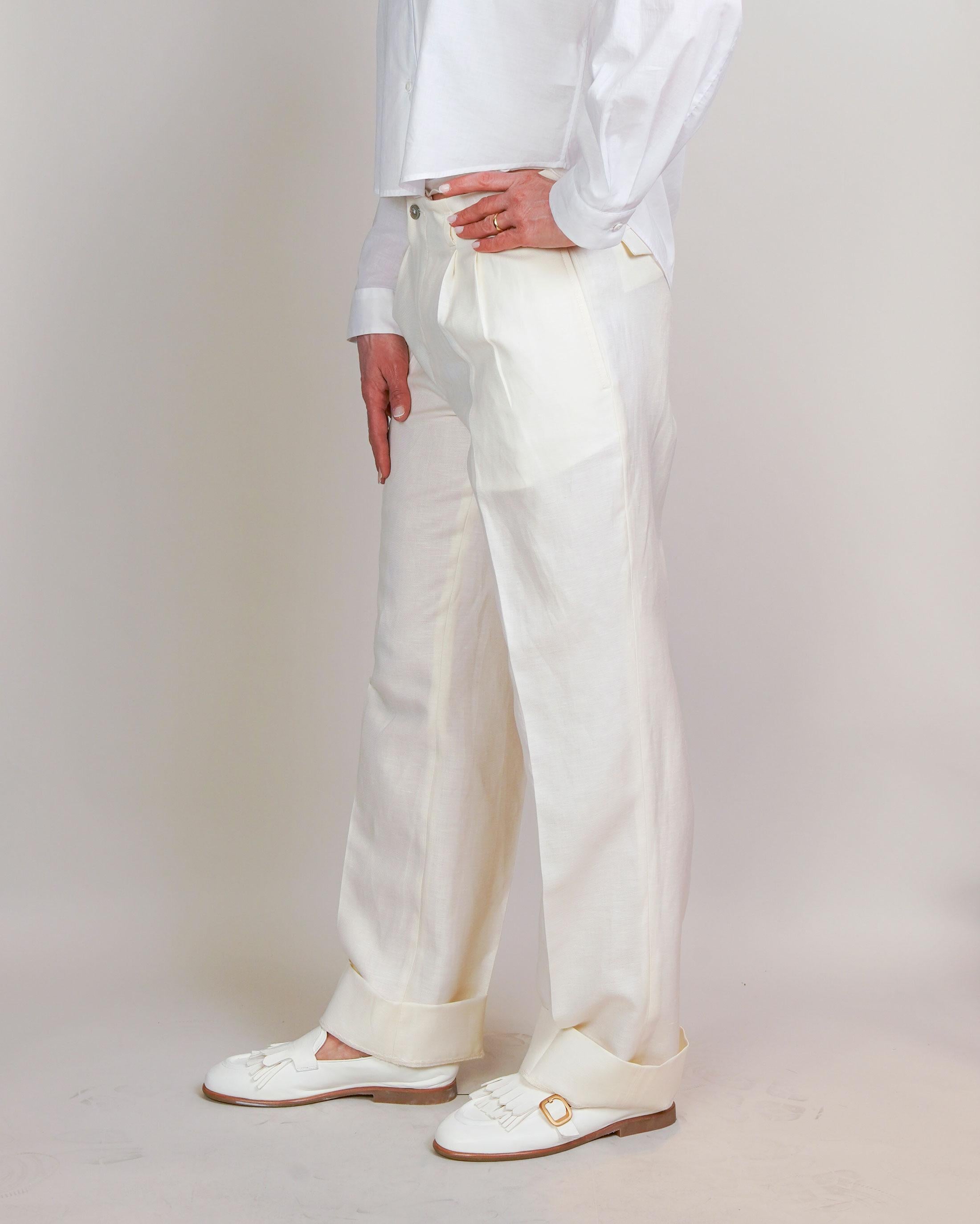 Pantalone Briglia donna Villenueve latte VILLENEUVE 0120 BRIGLIA