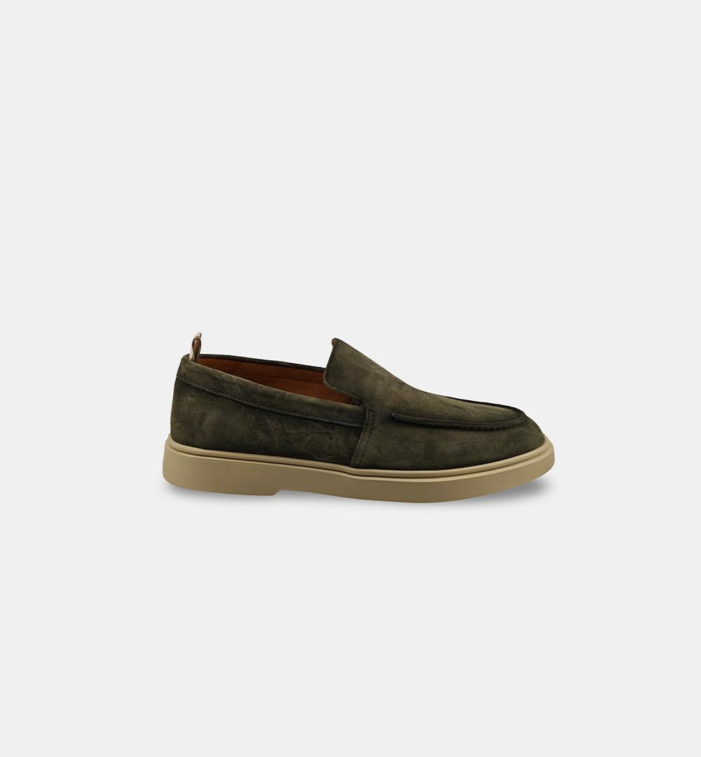 Mocassini OFFICINE CREATIVE uomo BONES002 Verde BONES/002 MILYTARY OFFICINE CREATIVE